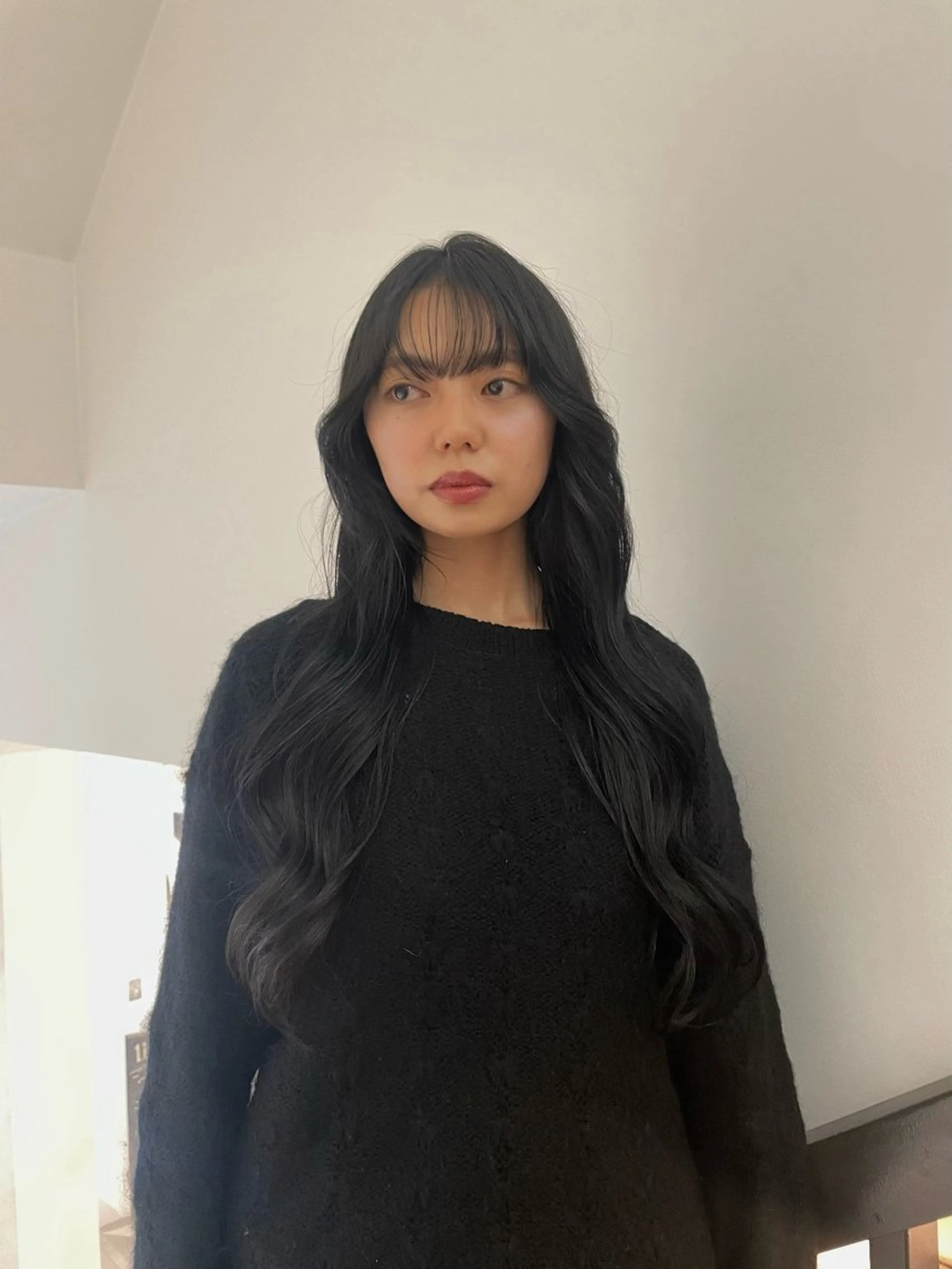 セミロング カラー ヘアカラー 🌟暖色系ハイトーン 🌟AIのヘアスタイル