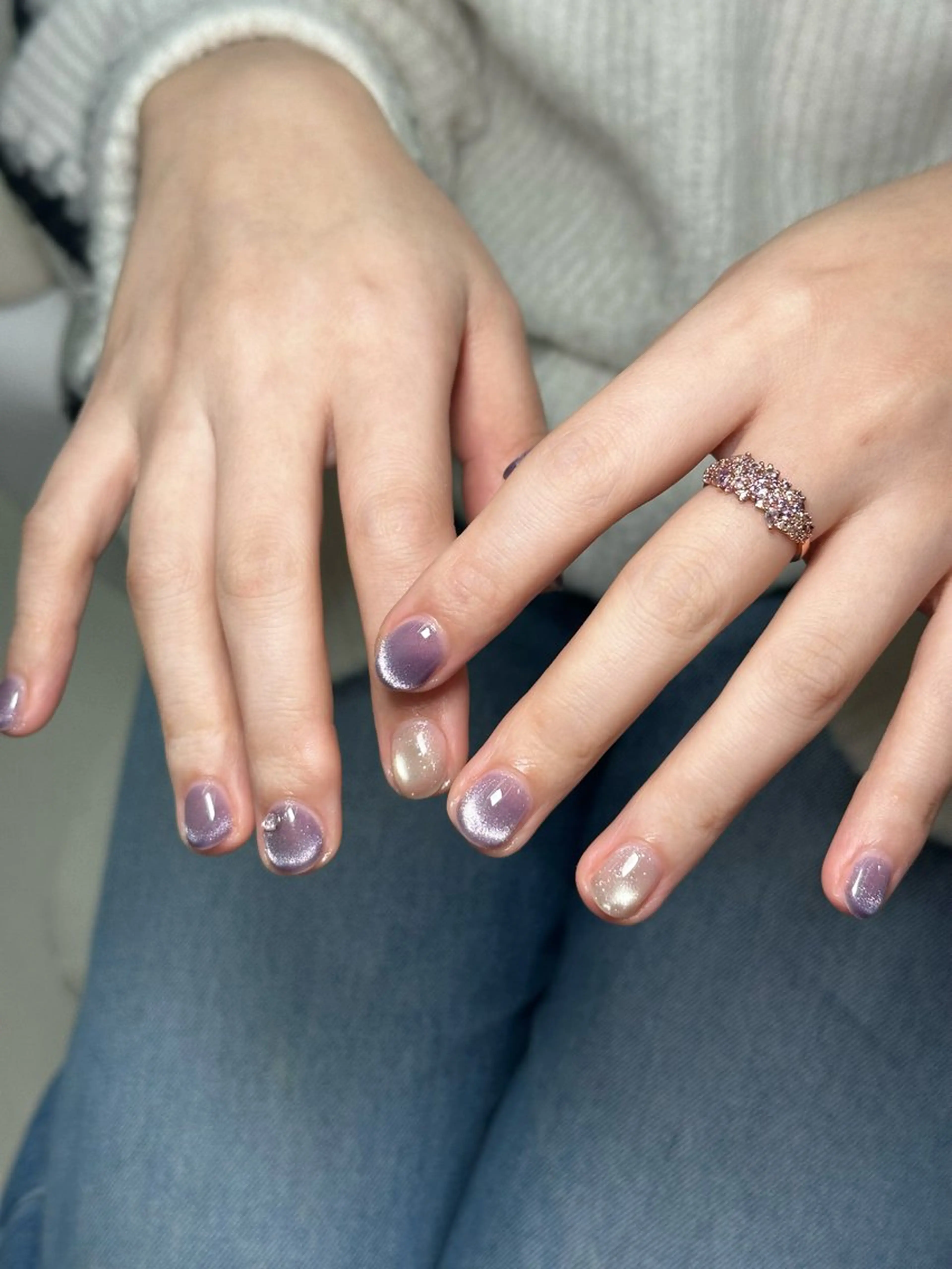 ネイル マグネットネイル 🐚 すなのネイルデザイン