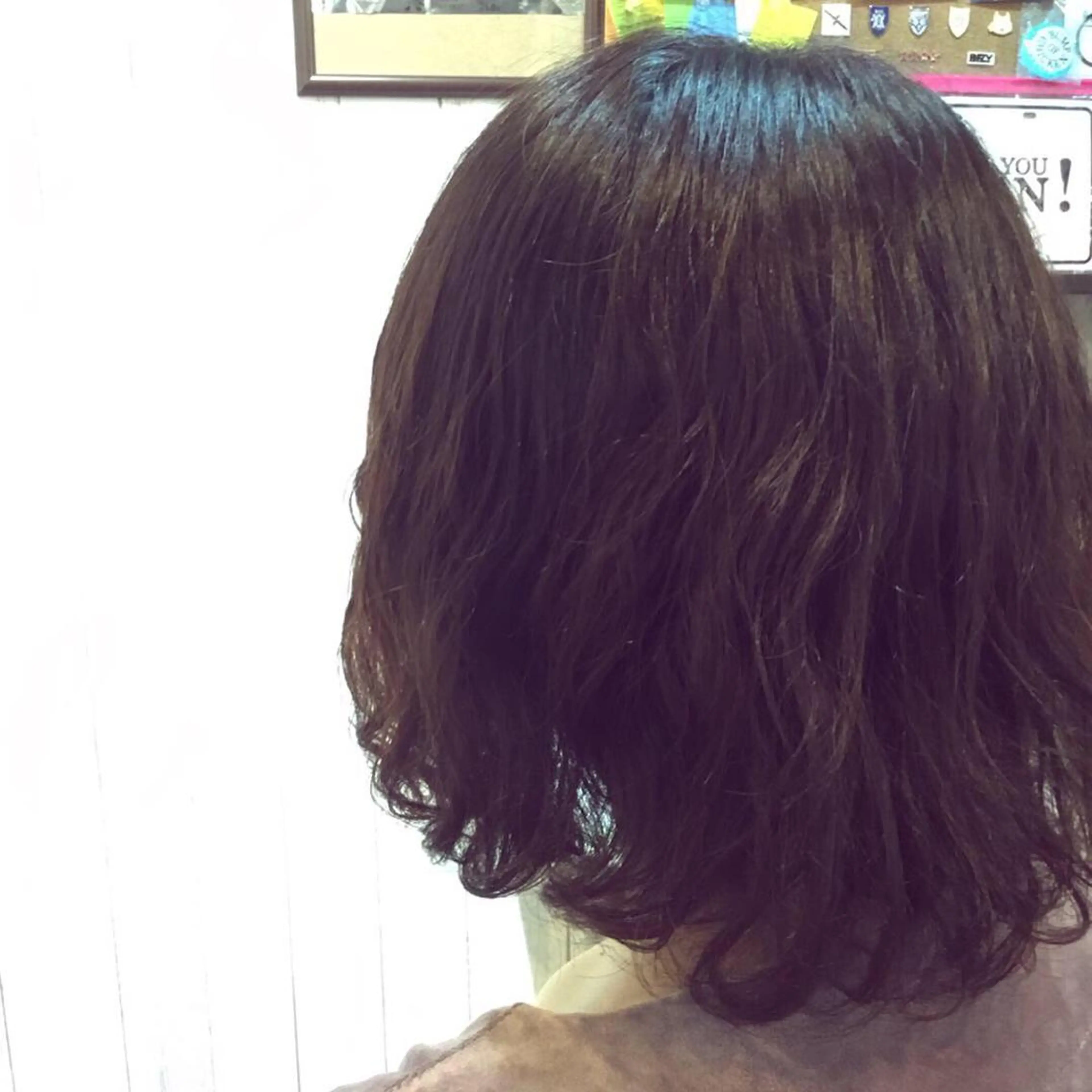 ミディアム カラー パーマ embrace エンブレイスのヘアスタイル