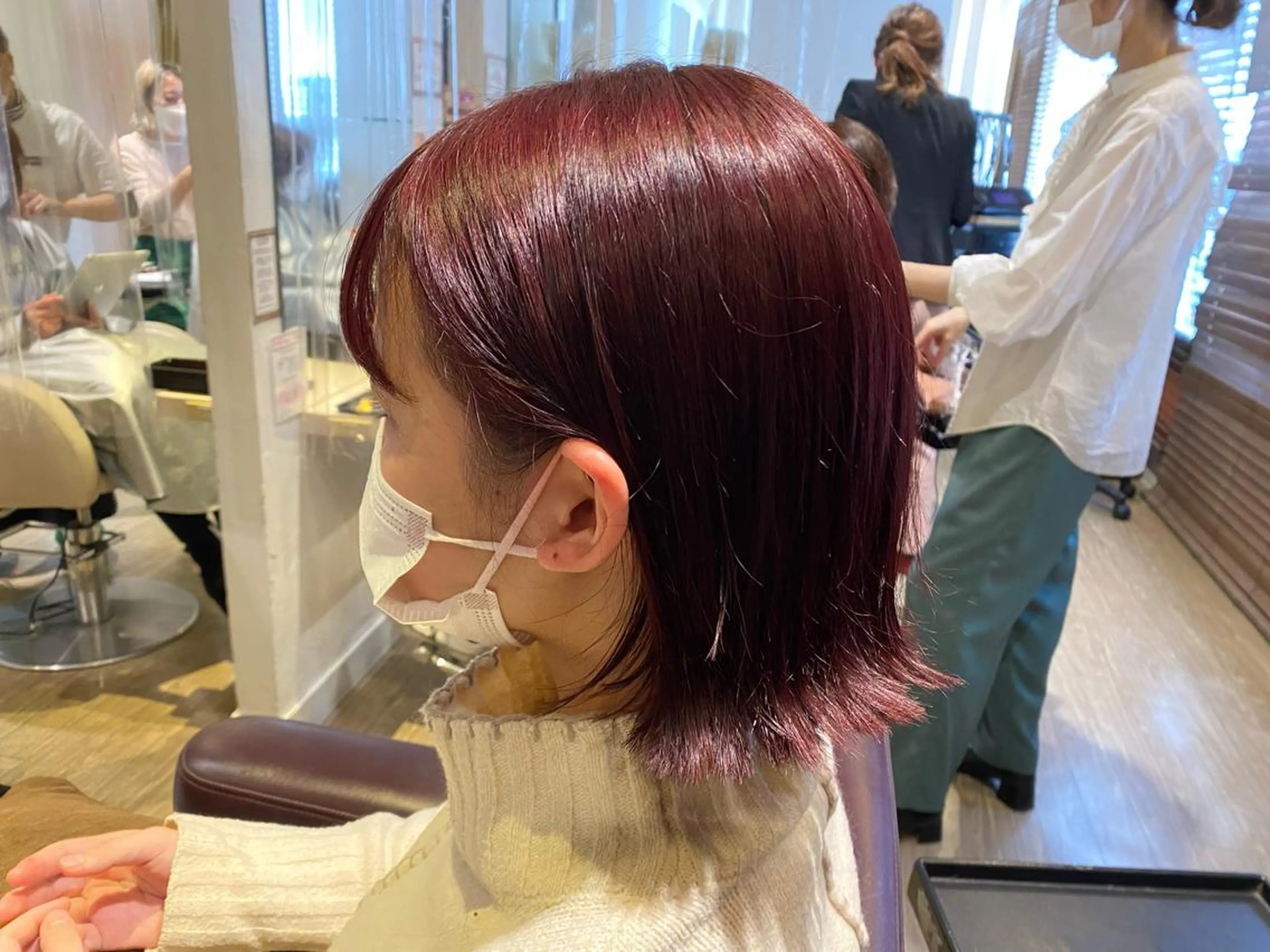 ショート 髪質改善/マツパ 垢抜け透明カラー衣笠のヘアスタイル