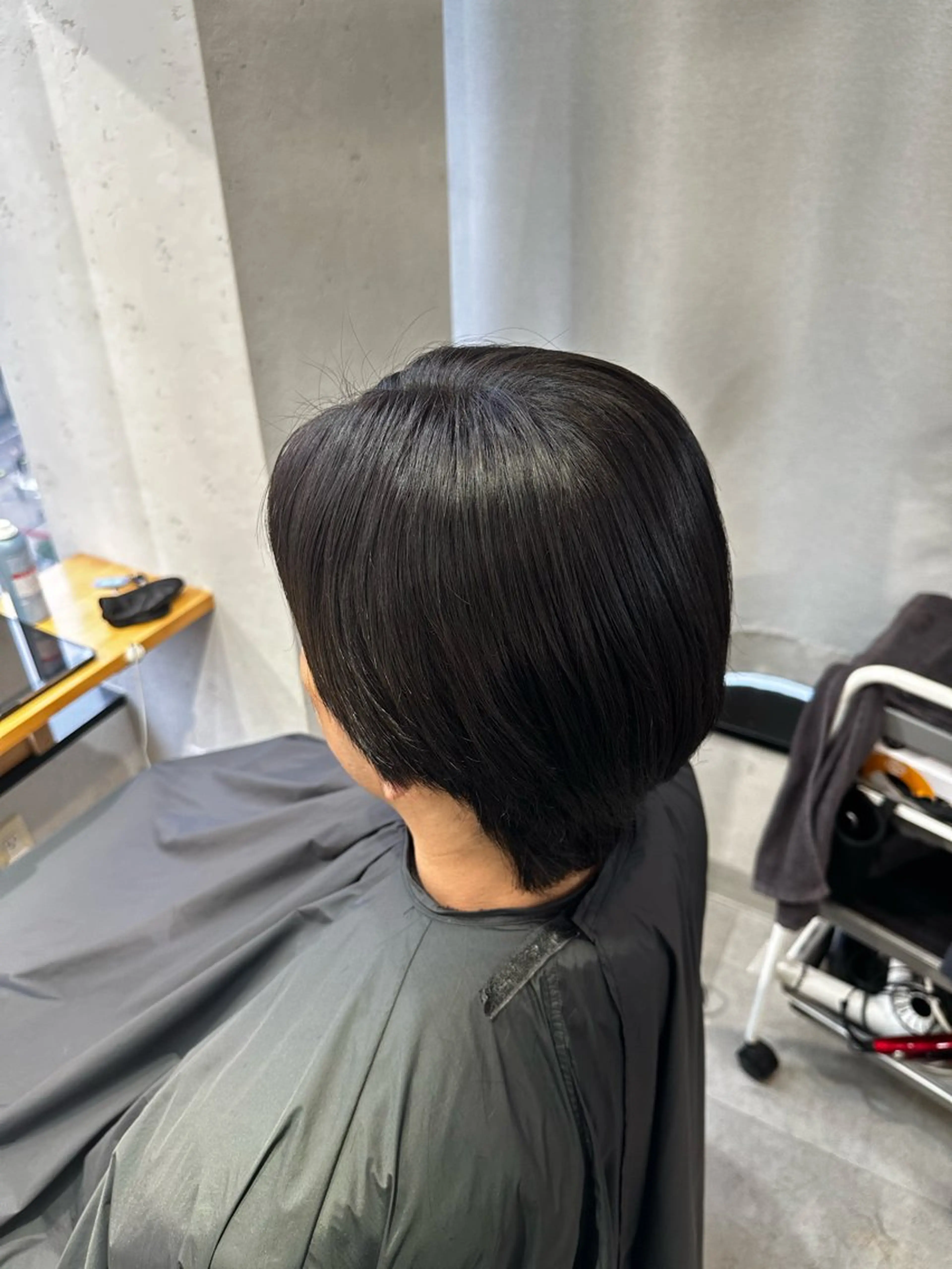 ショート メンズ カット 縮毛矯正 トリートメント JOS所属・上野/エフェクトブリ ーチ✂︎touiのヘアスタイル