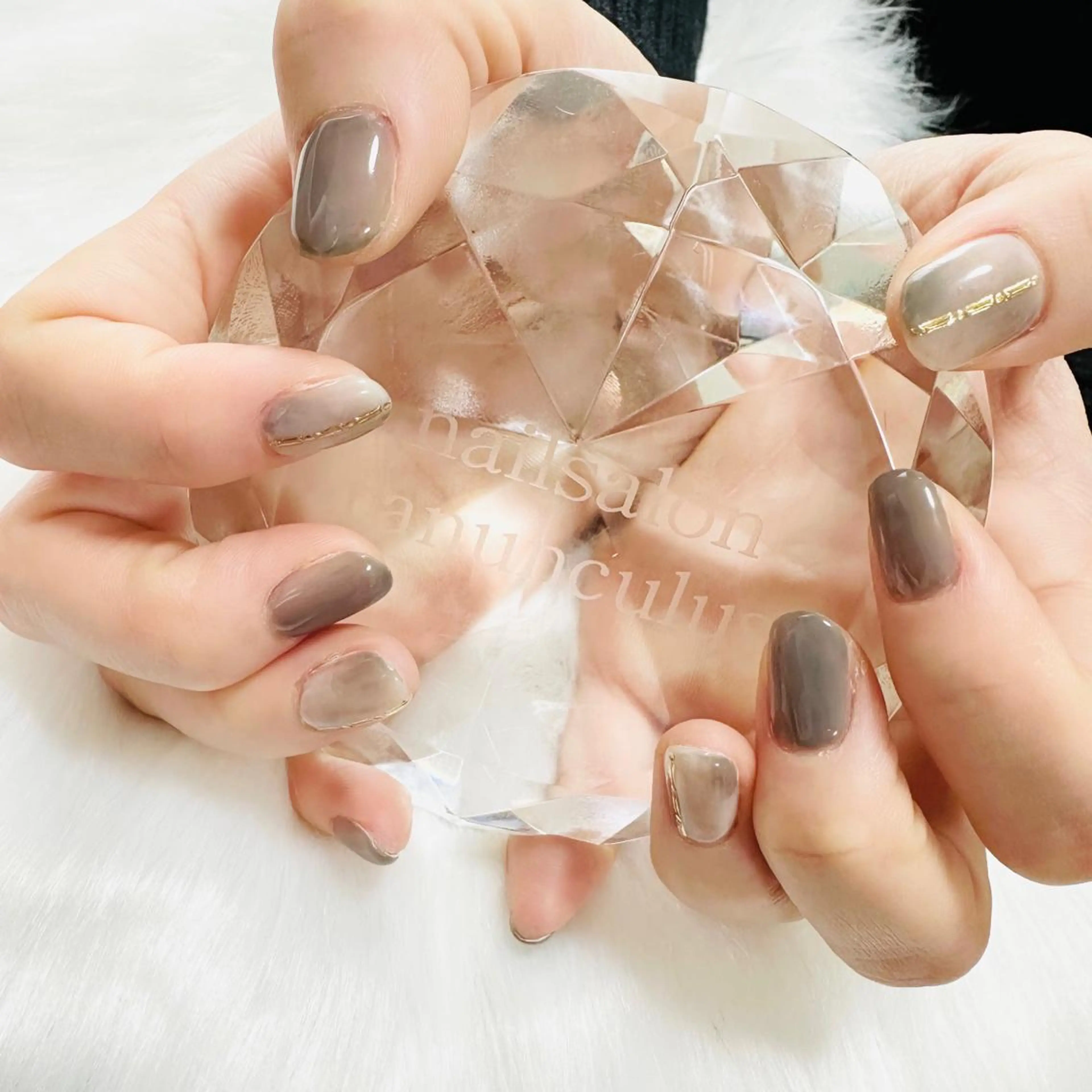 ショート ハンドネイル nailsalon ranunculusのネイルデザイン