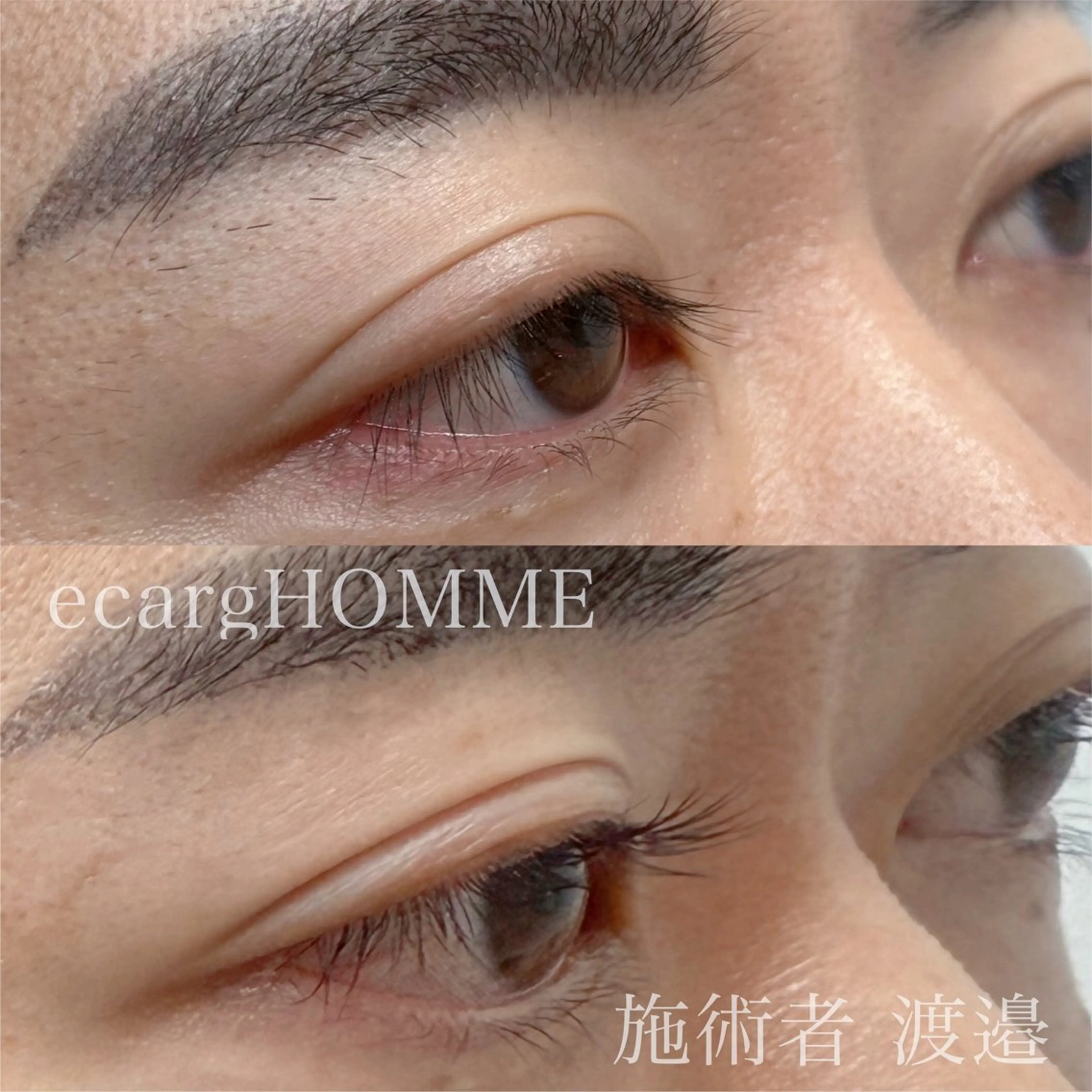 メンズ マツエク・マツパ エサージュオム銀座店所属・𝓚 🎀のマツエク・マツパデザイン