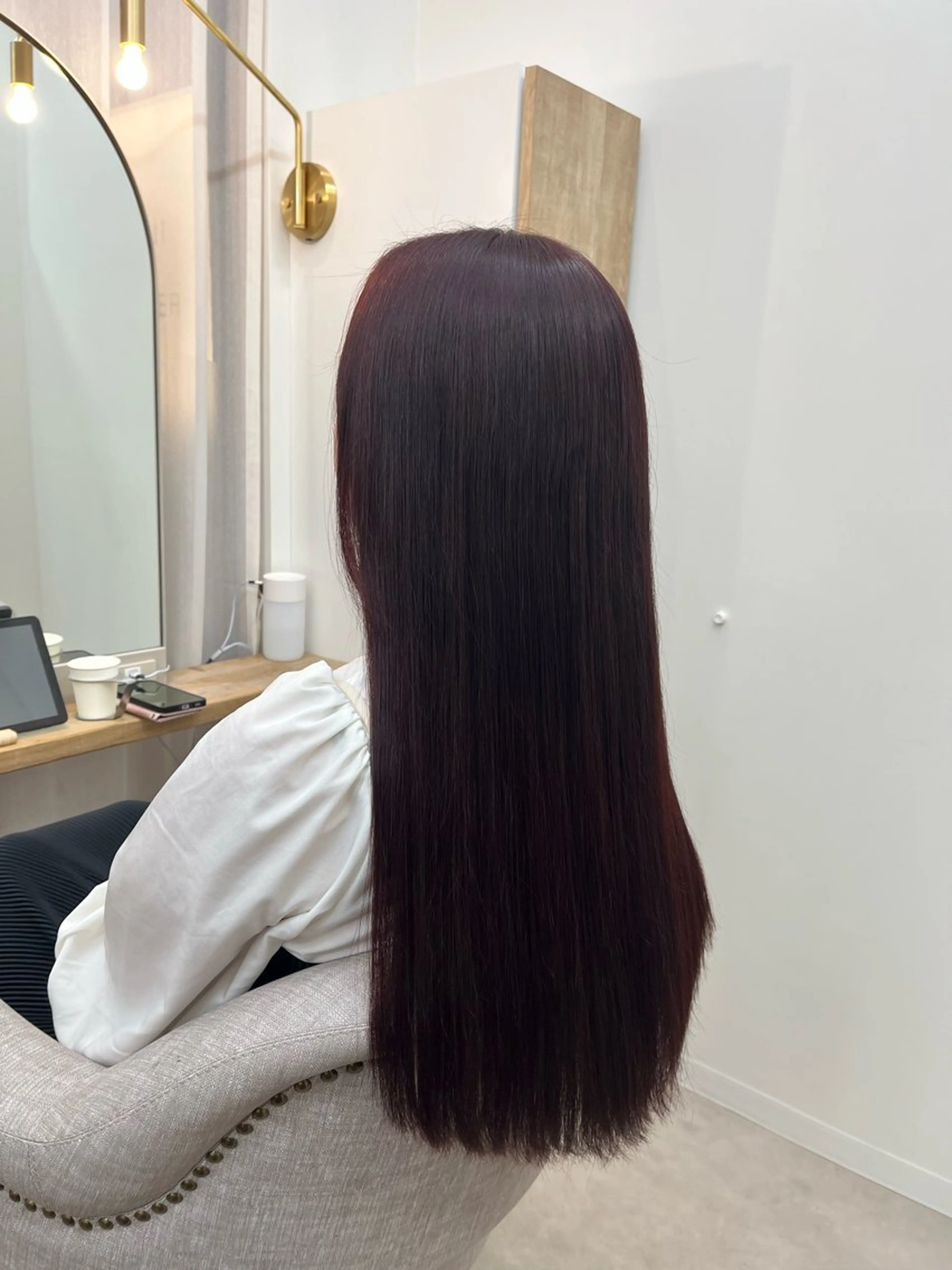 ロング カラー カット ヘアカラー トリートメント Rian リアンのヘアスタイル