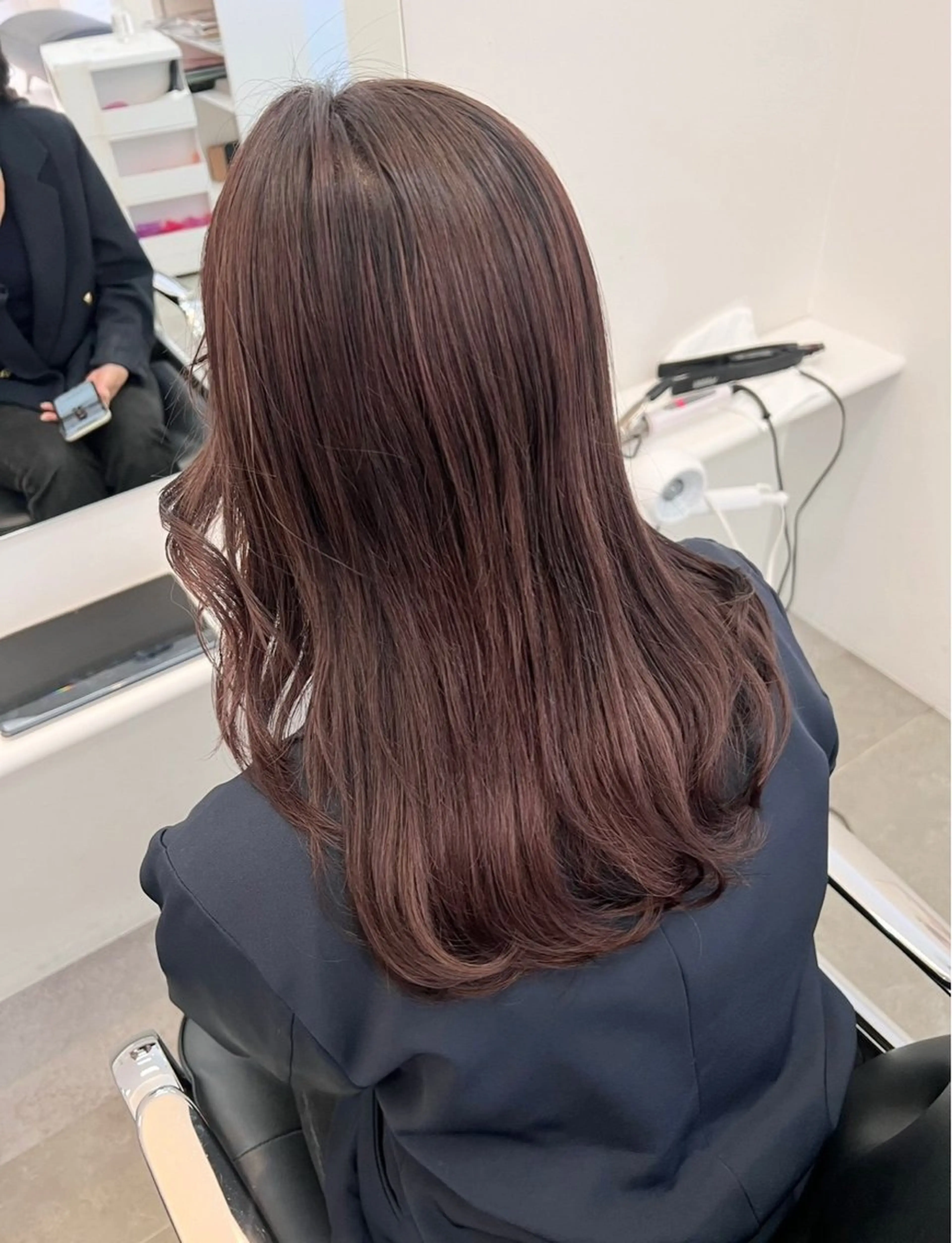 セミロング カラー ヘアカラー ParveMix🎀 稲垣詞葉のヘアスタイル