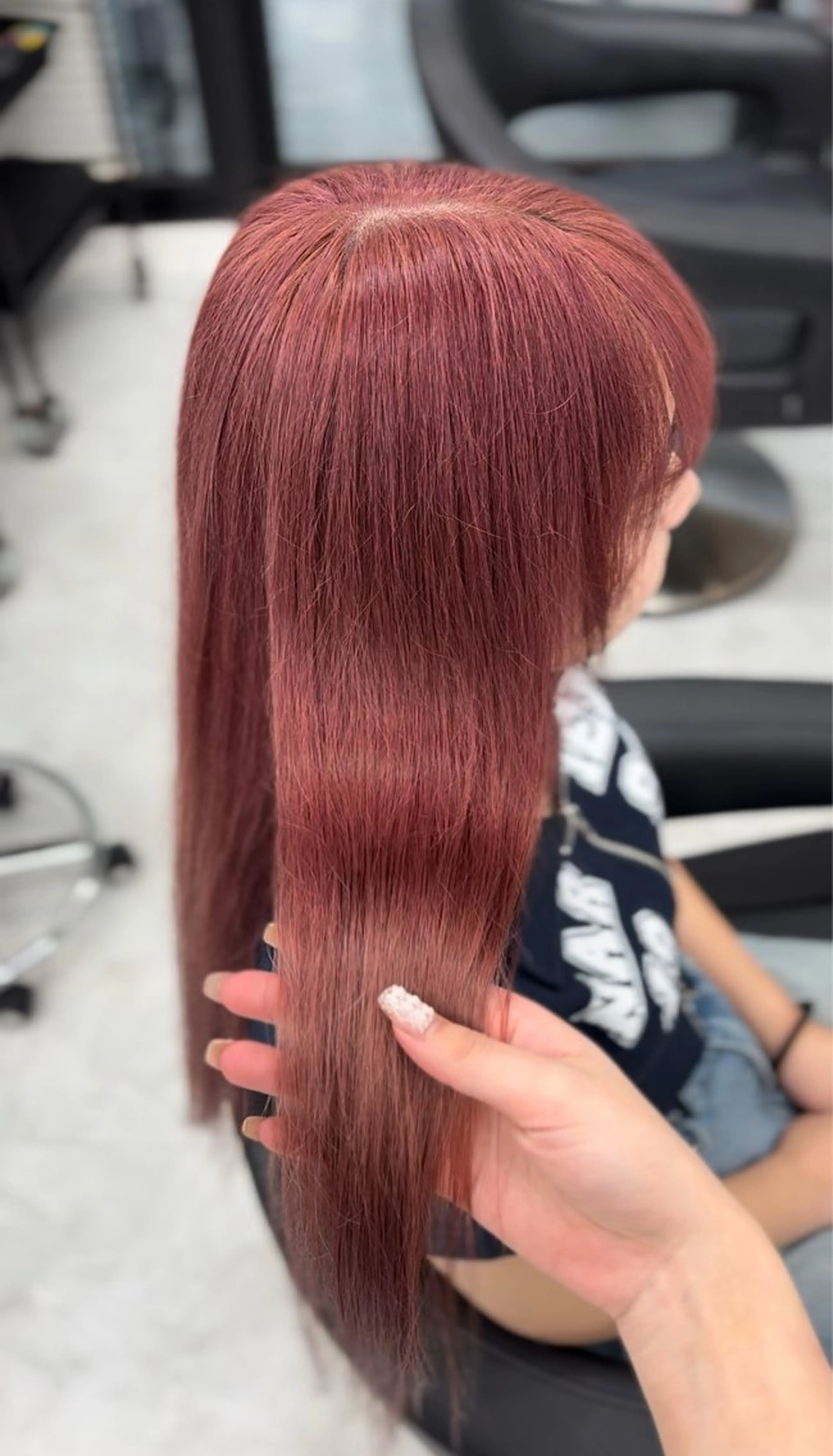 ロング カラー ヘアアレンジ ヘアカラー ヘッドスパ ヘアセット 🫧🎀うる艶暖色 🏹Nanako🎀のヘアスタイル