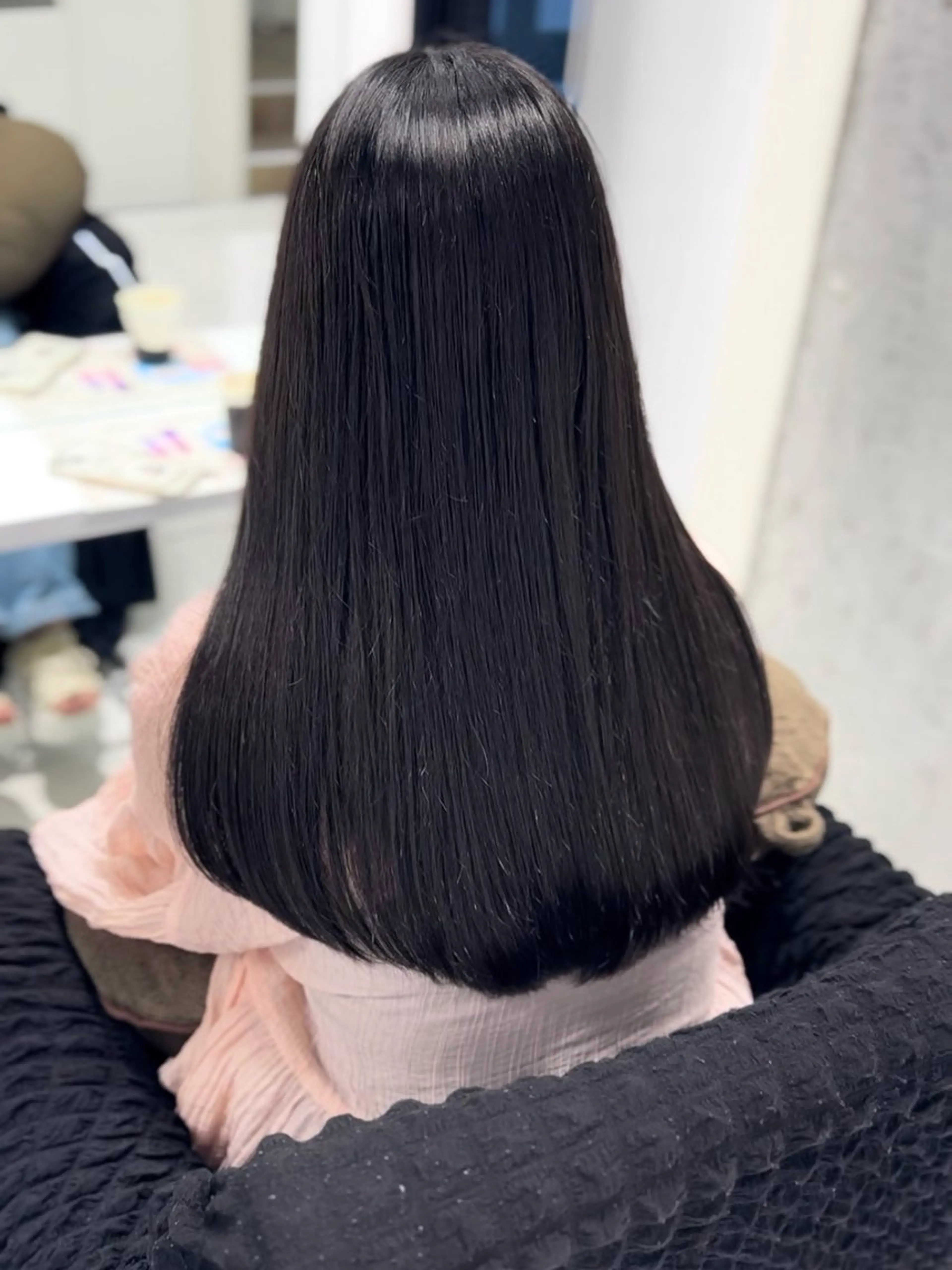 ロング カラー ボブ ロング カット ヘアカラー トリートメント shizuna/天神 /メンズ/ボブのヘアスタイル