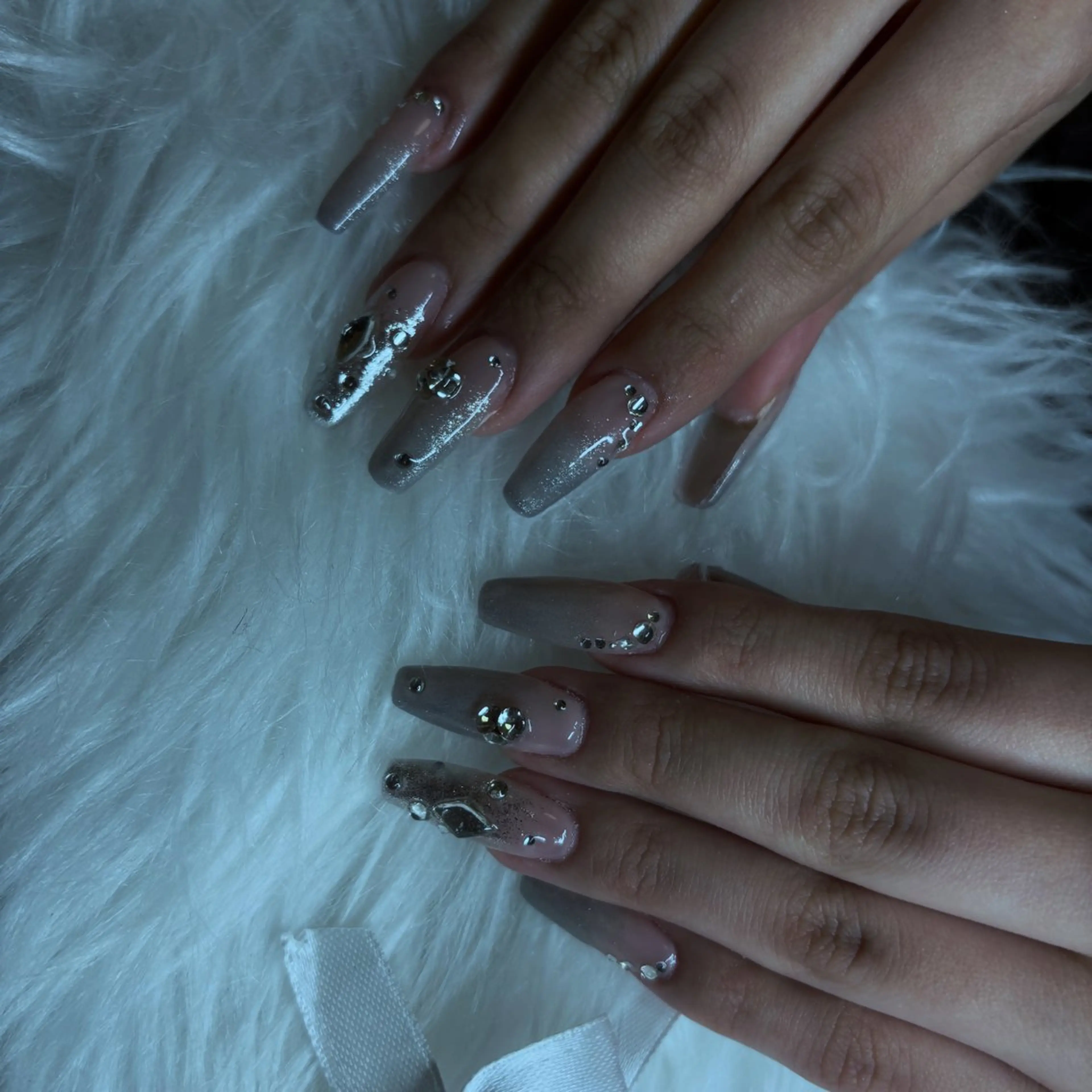 ネイル 長さ出し 持ち込み 冬ネイル ハンドネイル vante_aimi .パラジェル取扱店のネイルデザイン