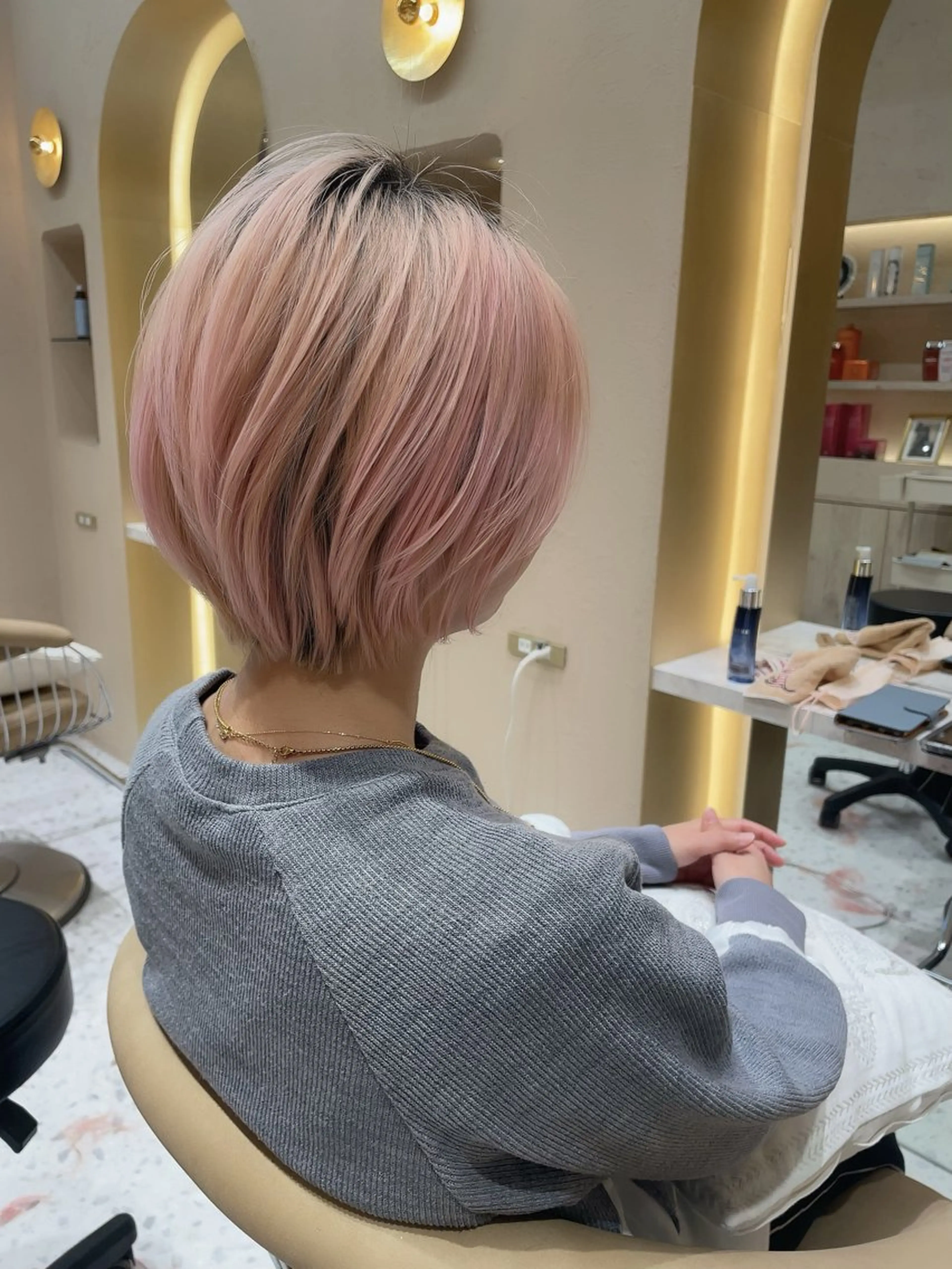 ショート カラー 韓国ヘア/髪質改善 /Harunaのヘアスタイル