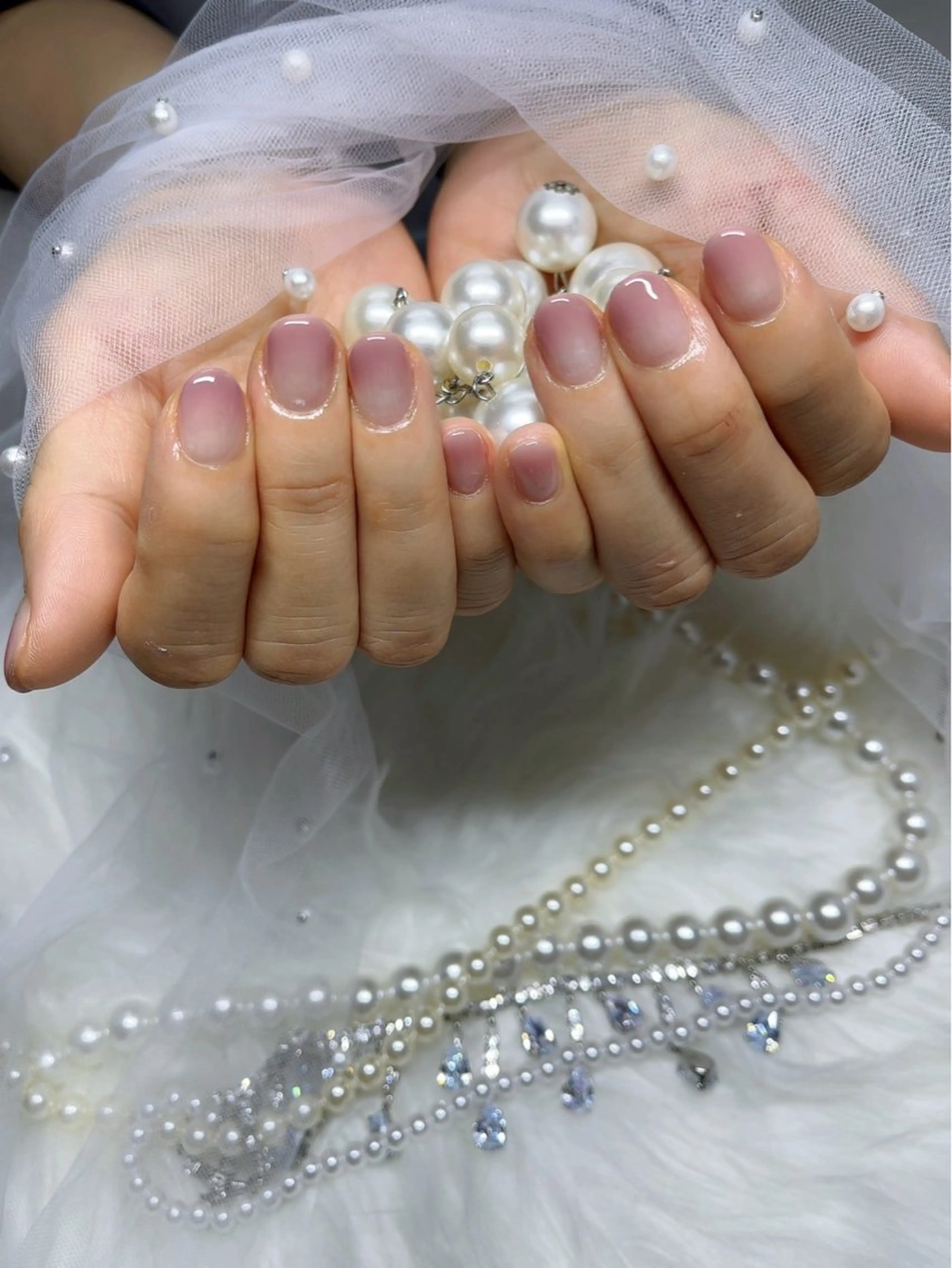 ネイル クリアネイル グラデーション my nail plus野江内代のネイルデザイン