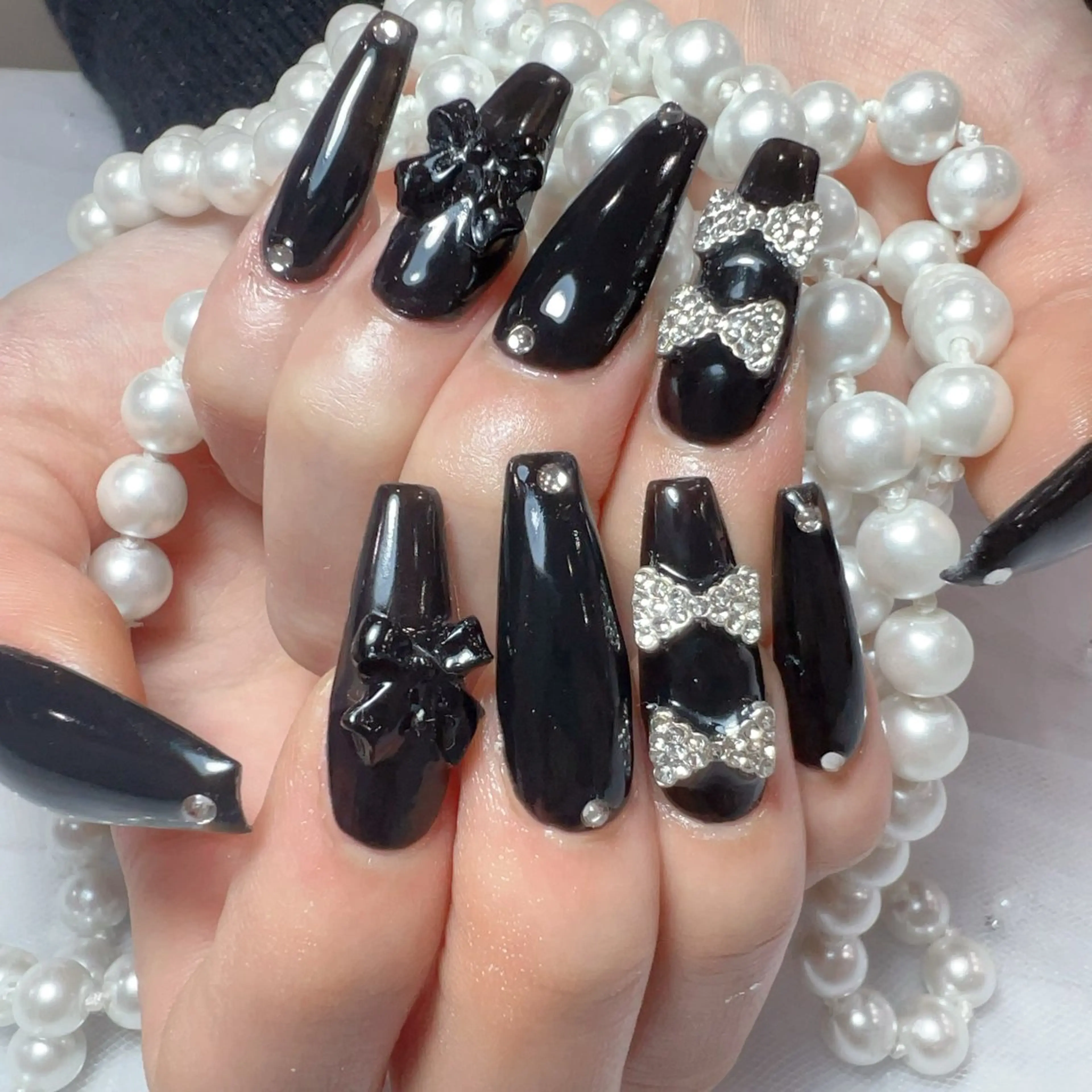 ネイル アートネイル フラッシュネイル フレンチネイル ジェルネイル ガラスフレンチ You&Me Yukiのネイルデザイン