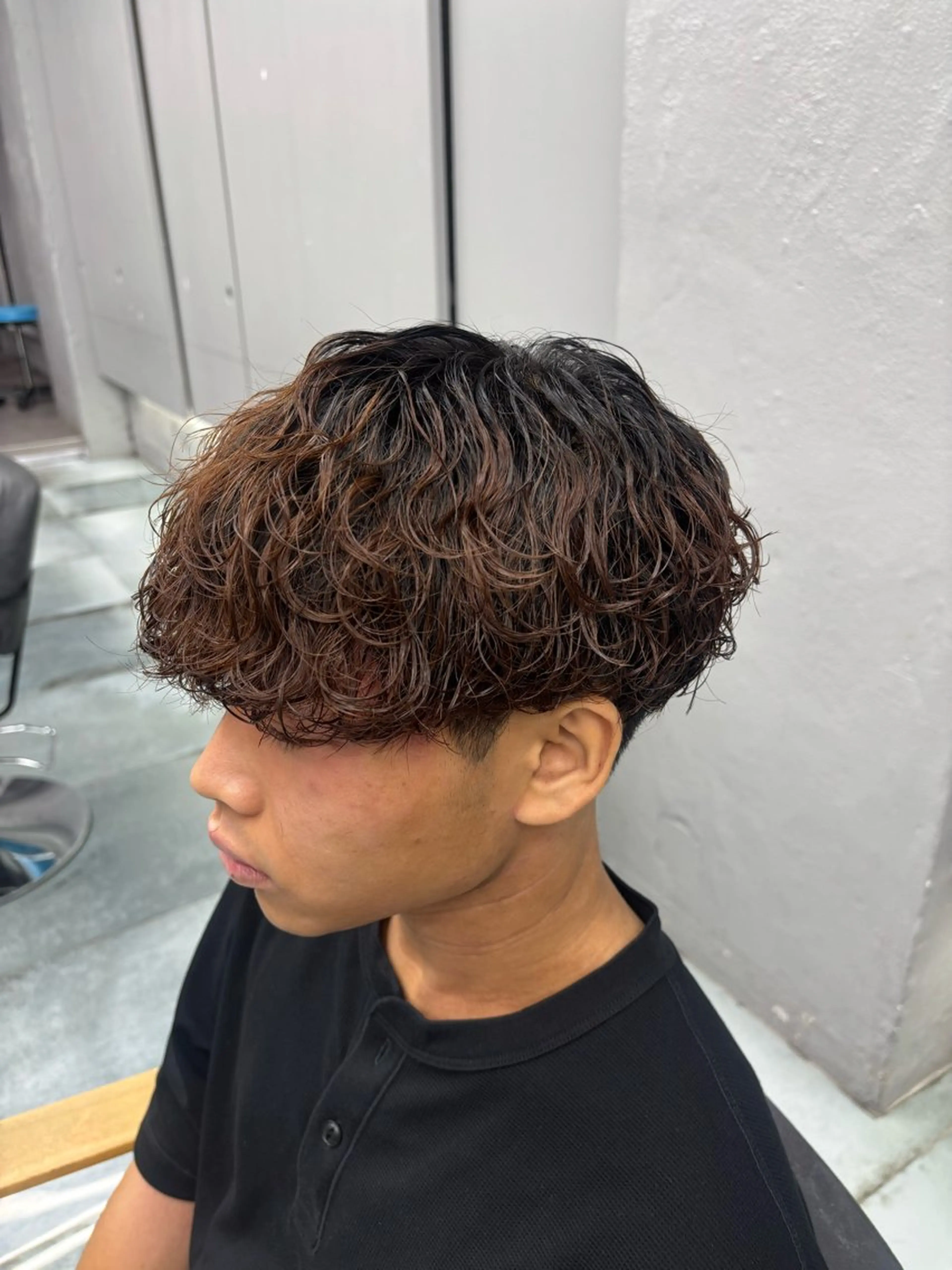 パーマ メンズ メンズパーマ カット パーマ メンズパーマ/韓国 ヘア/Mino🤍のヘアスタイル