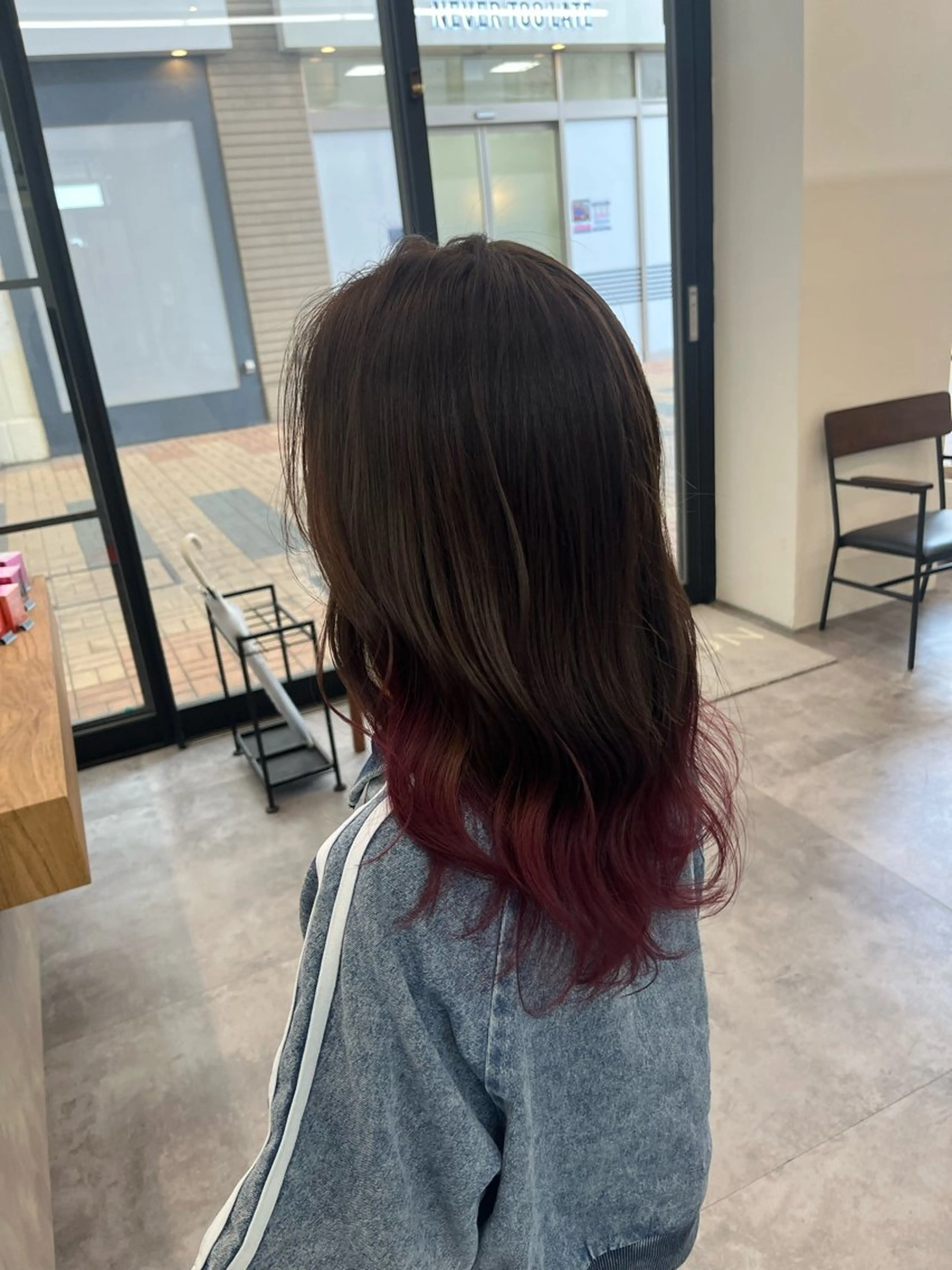 ミディアム カラー キッズ NOMAD hair design印西牧の原千葉ニュータウン所属・菊永 智春のヘアスタイル