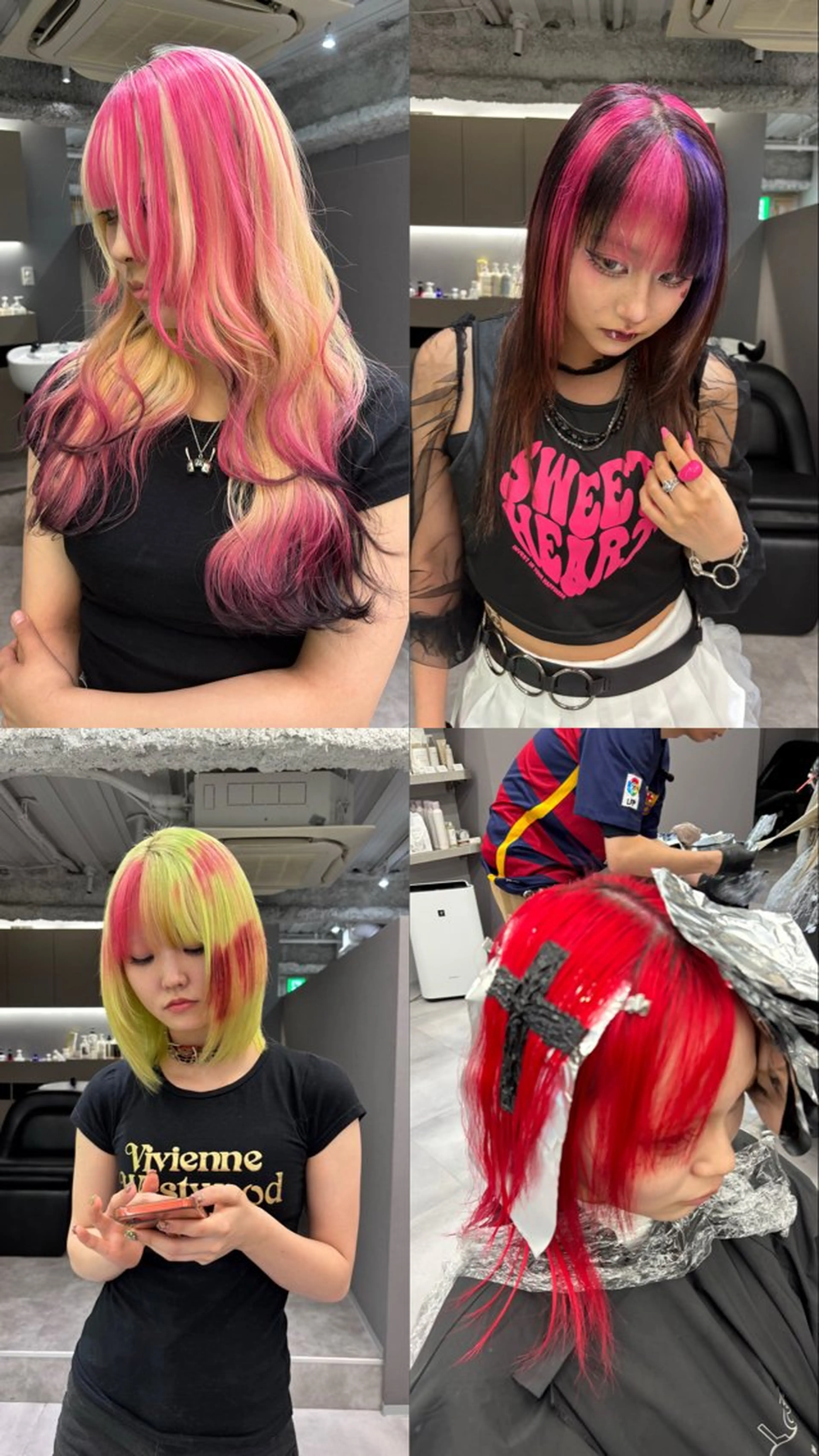 ミディアム カラー デザインカラー ヘアカラー 名古屋／デザイン／ ブリーチ/松井亮磨のヘアスタイル