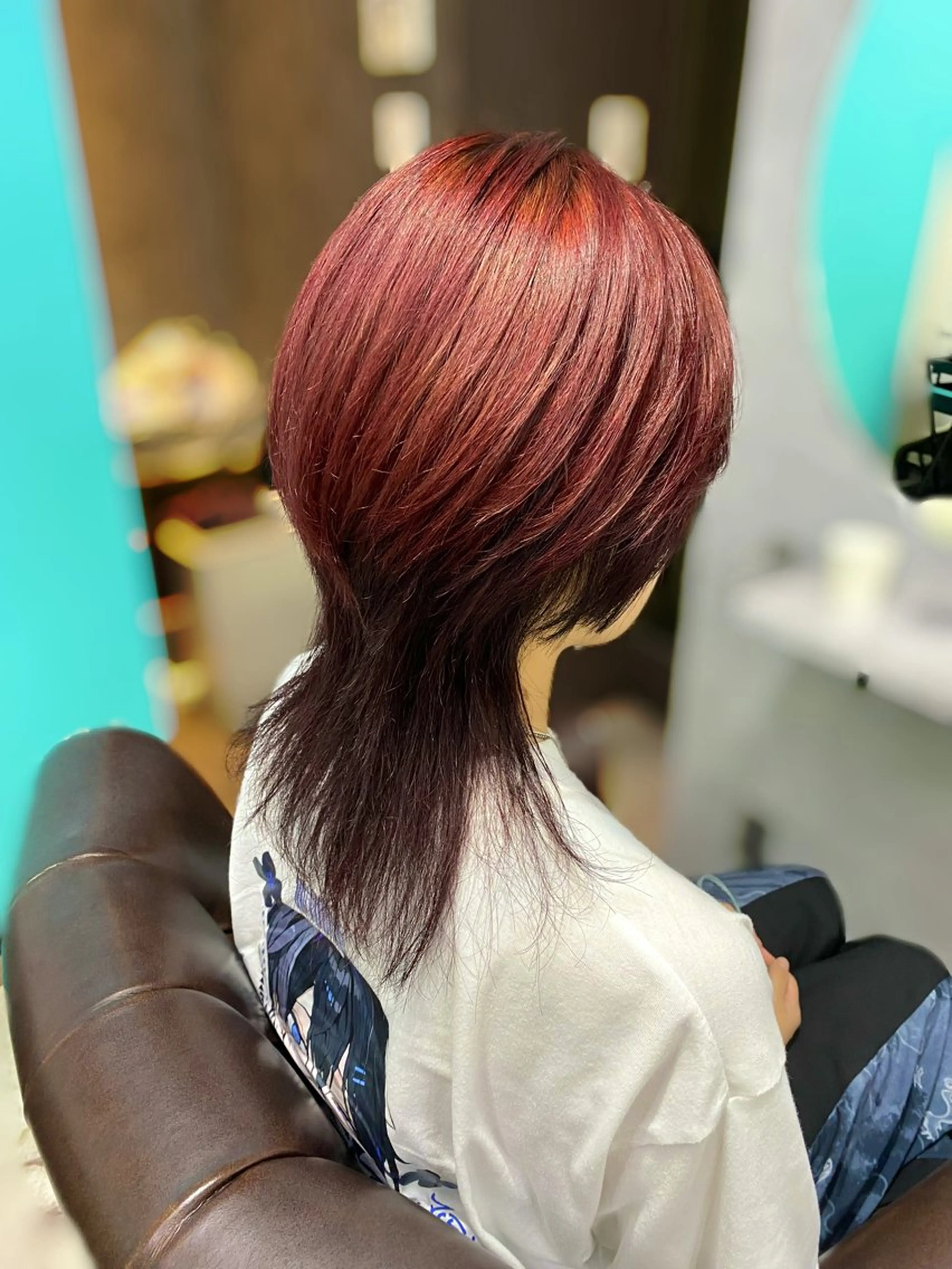 ミディアム カラー GLADGE池袋所属・レイヤーカット ショート/宮本洋介のヘアスタイル