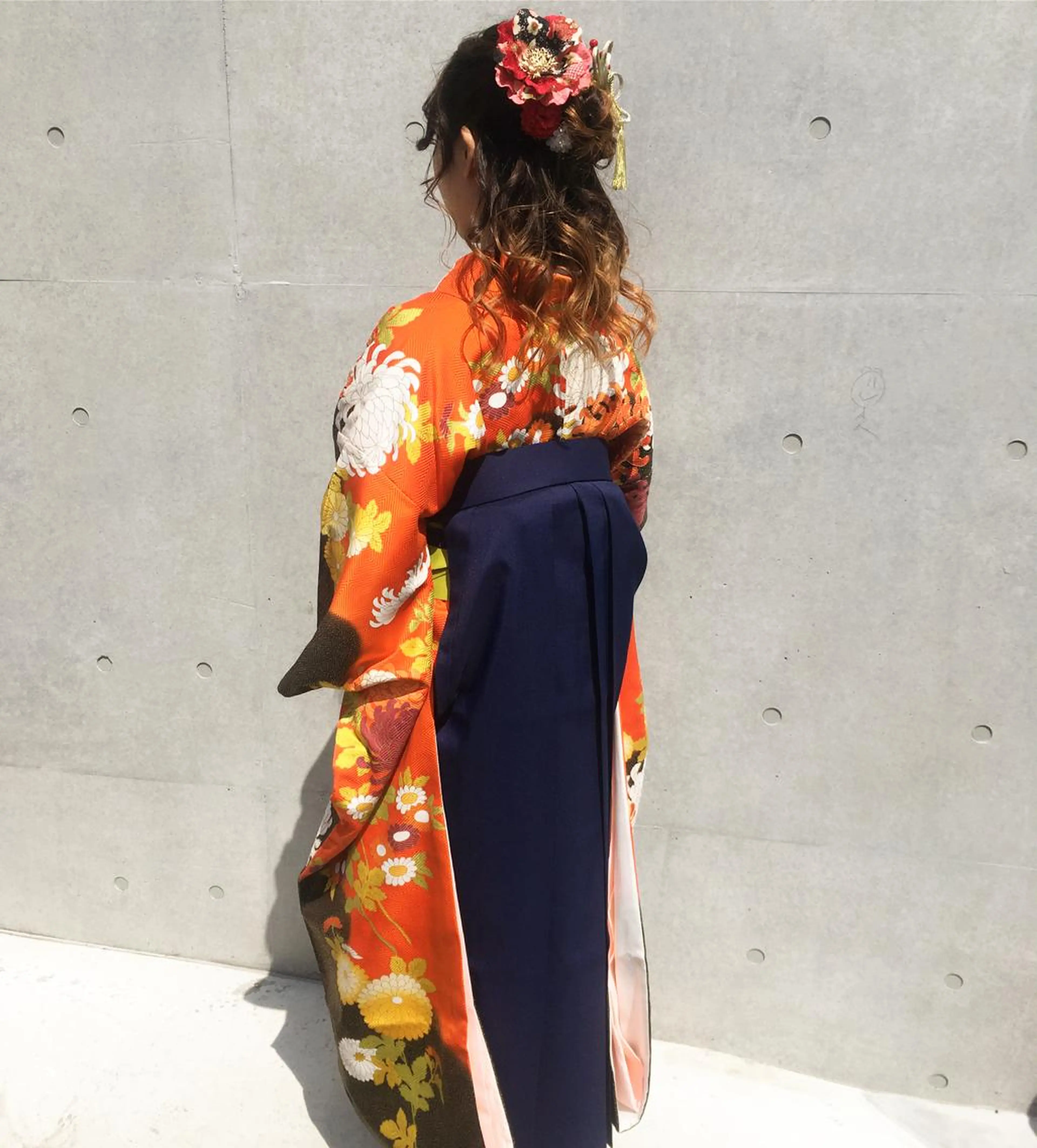 ヘアアレンジ 卒業式のヘアスタイル 着付け edge.所属・くまがい みゆ【edge.】のヘアスタイル