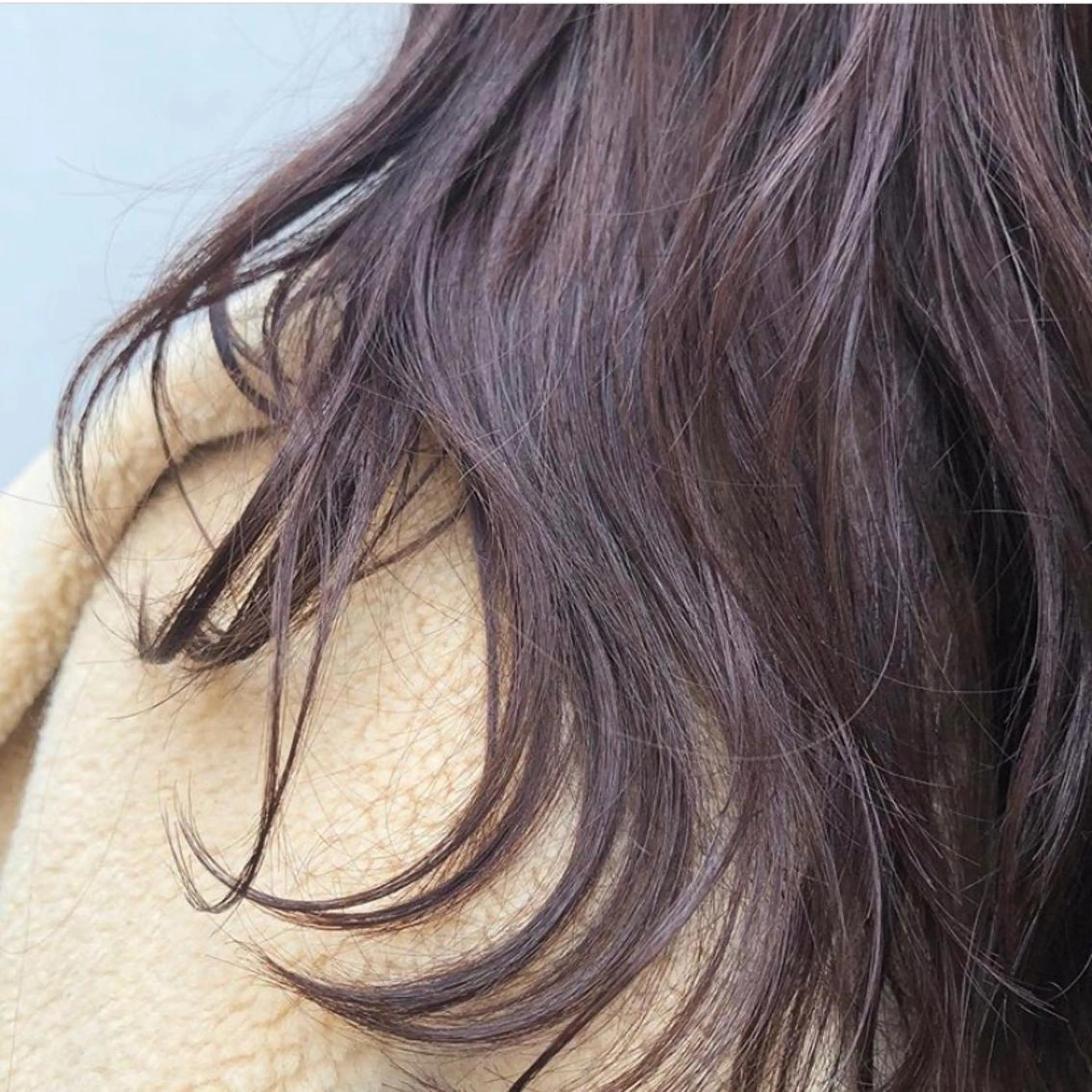 セミロング カラー トップスタイリスト 👑田添幹宜のヘアスタイル