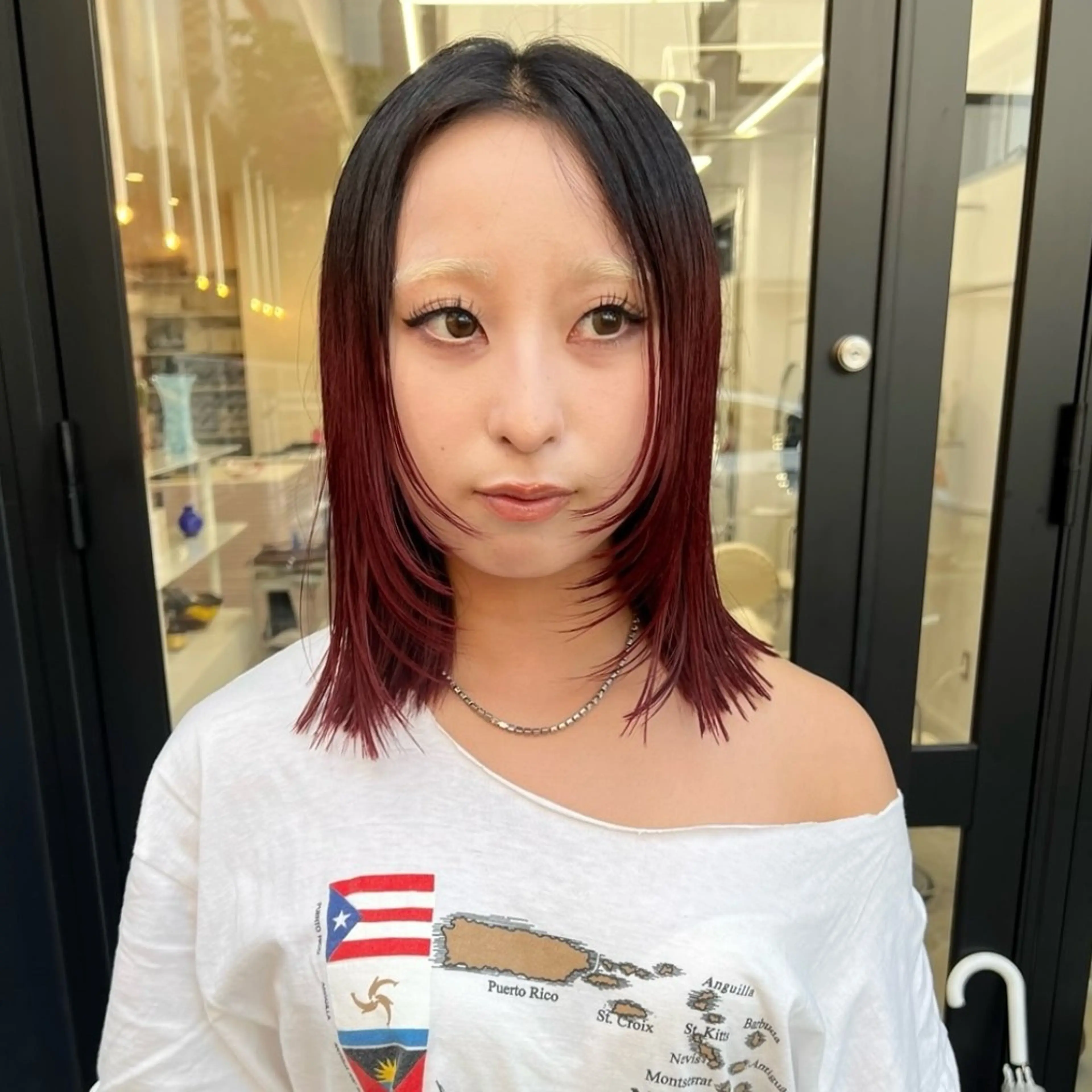 セミロング カラー arisa/暖色 /伏見/レイヤーのヘアスタイル