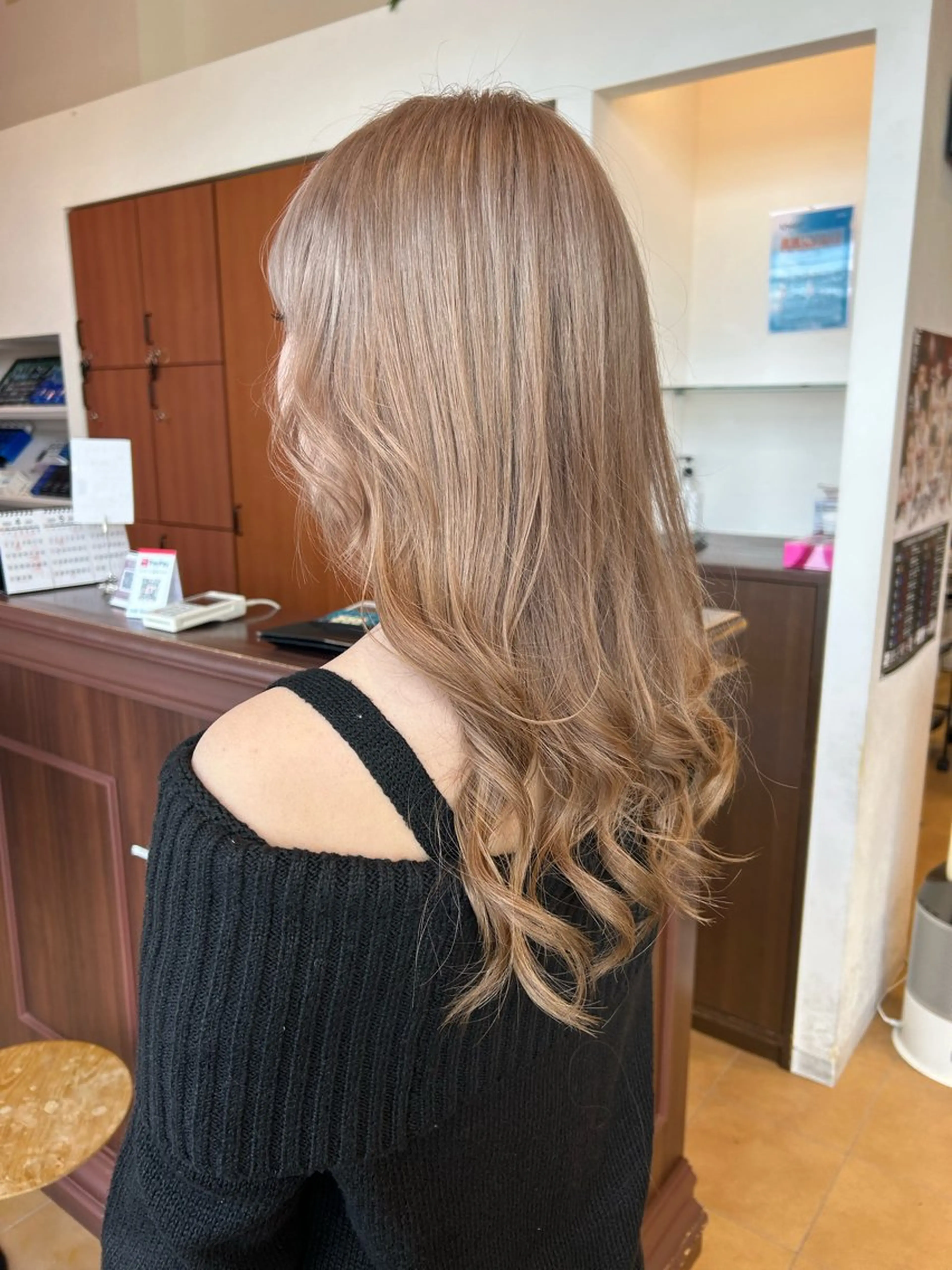 ハイライトブリーチ+オンカラーの写真