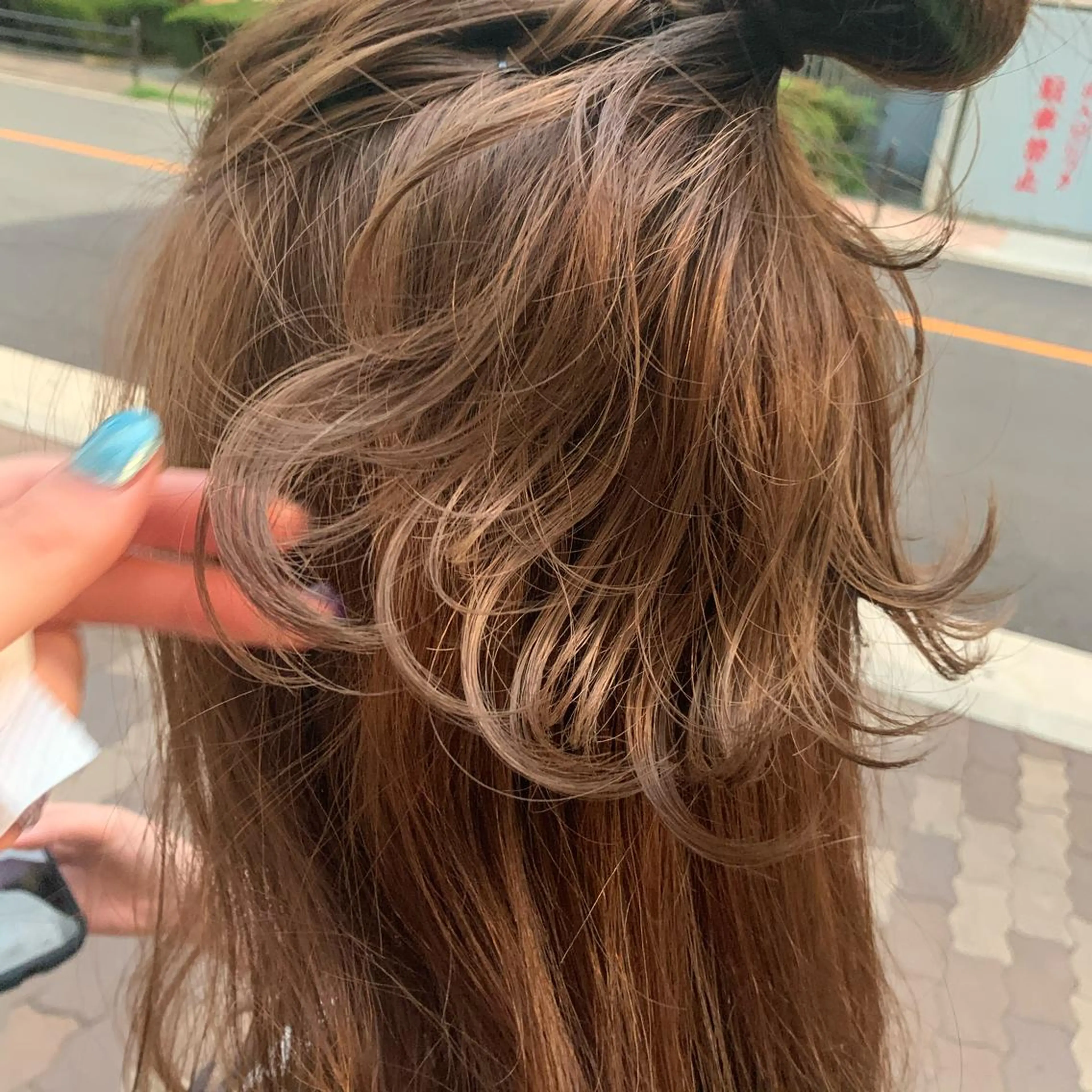 カラー ブリーチ イルミナカラー ブリーチなしカラー kimika🥑 メンズ/髪質改善のヘアスタイル