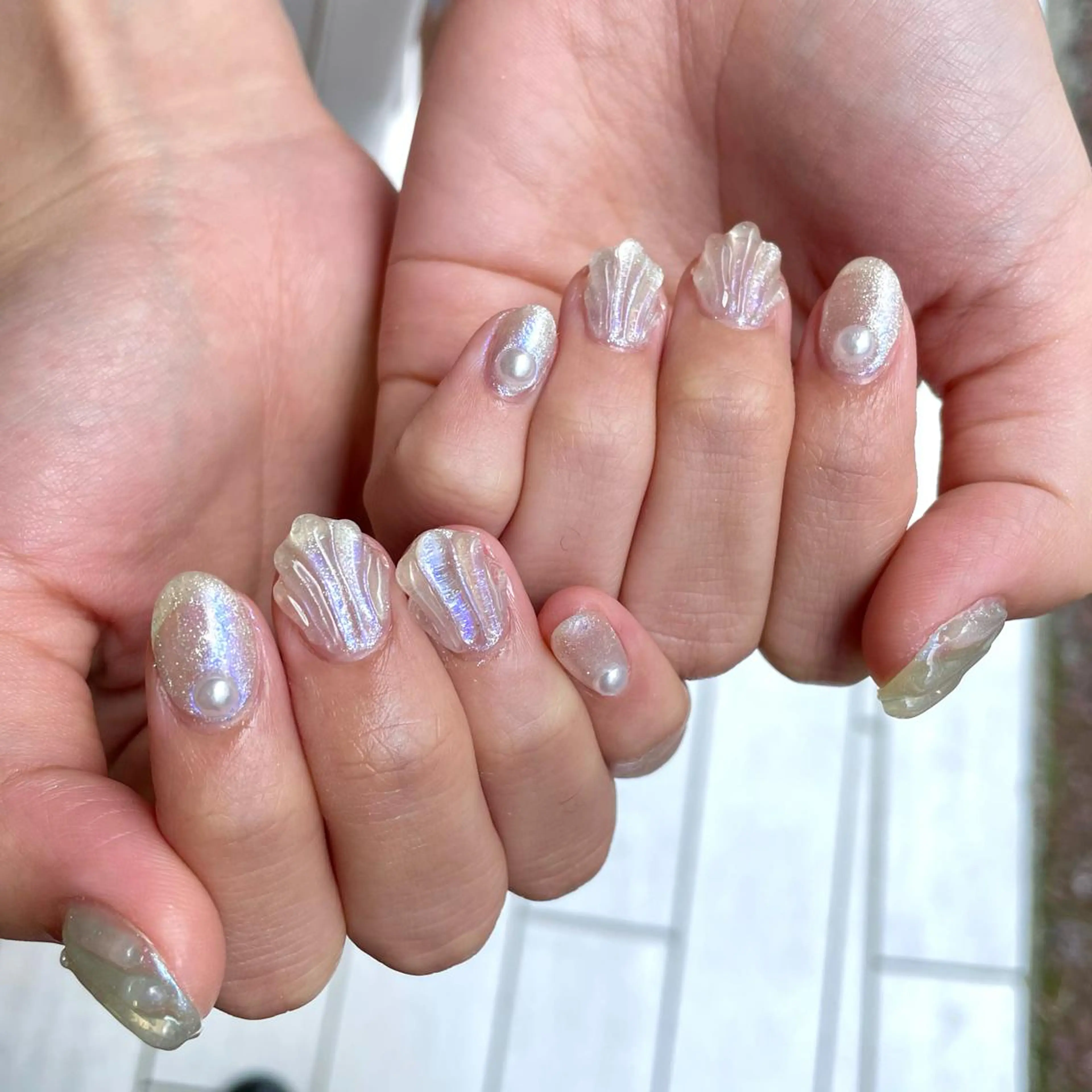 ネイル ハンドネイル 新井 ひなののネイルデザイン