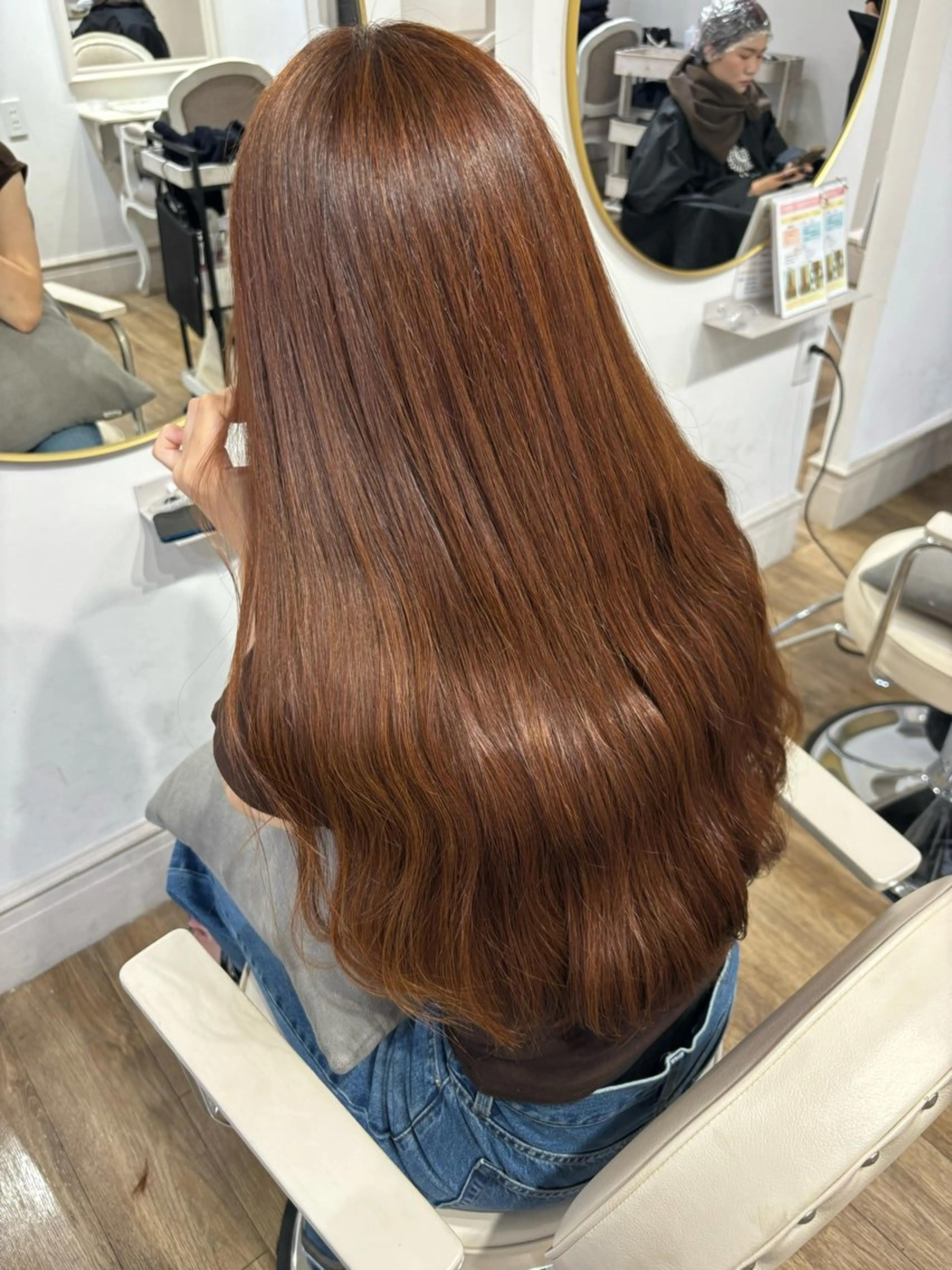 ロング カラー ヘアカラー トリートメント Risa🐈‍⬛/ グレージュ/透明感のヘアスタイル