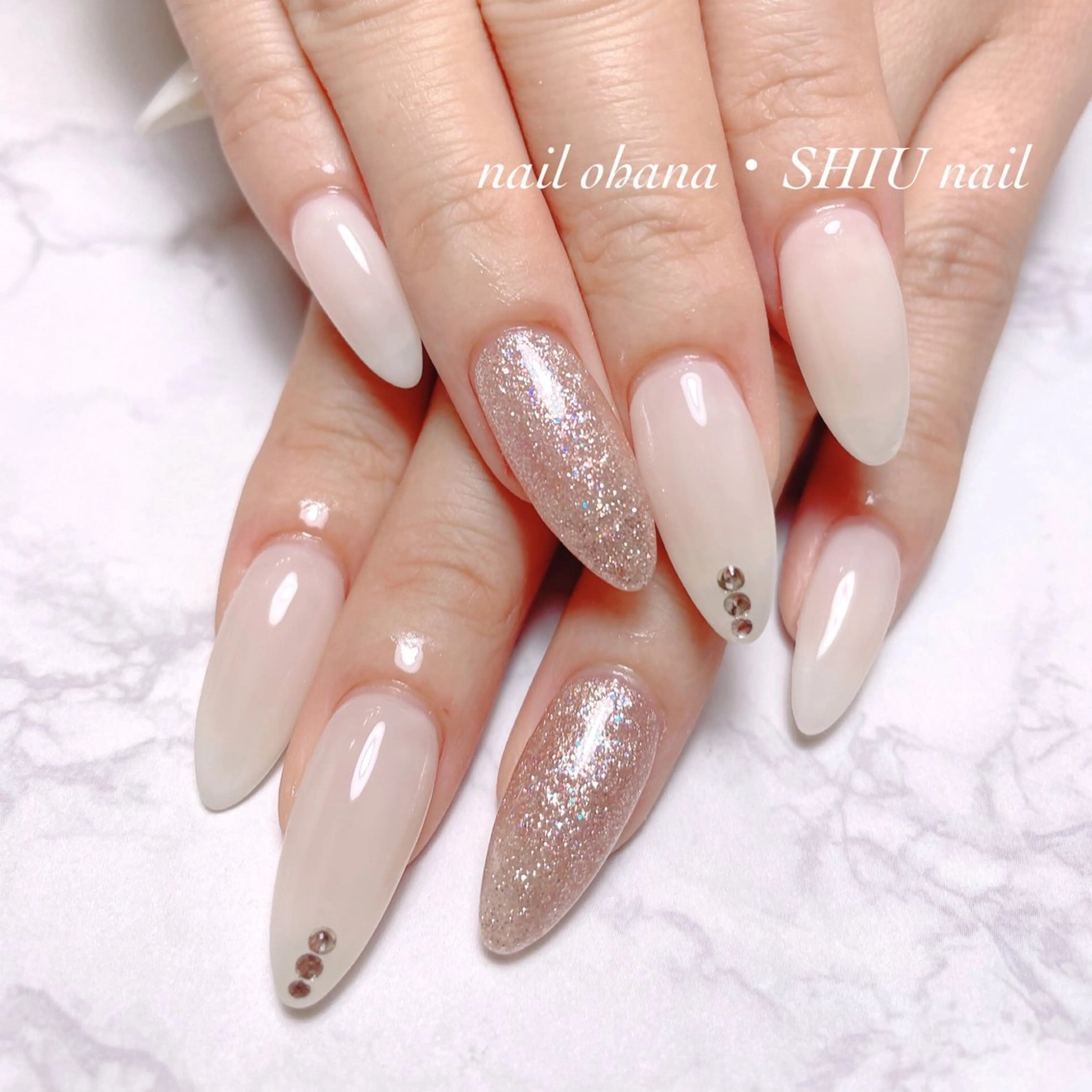 ロング ネイル ハンドネイル 那覇🏝️台湾人 ネイリストSHIUのネイルデザイン