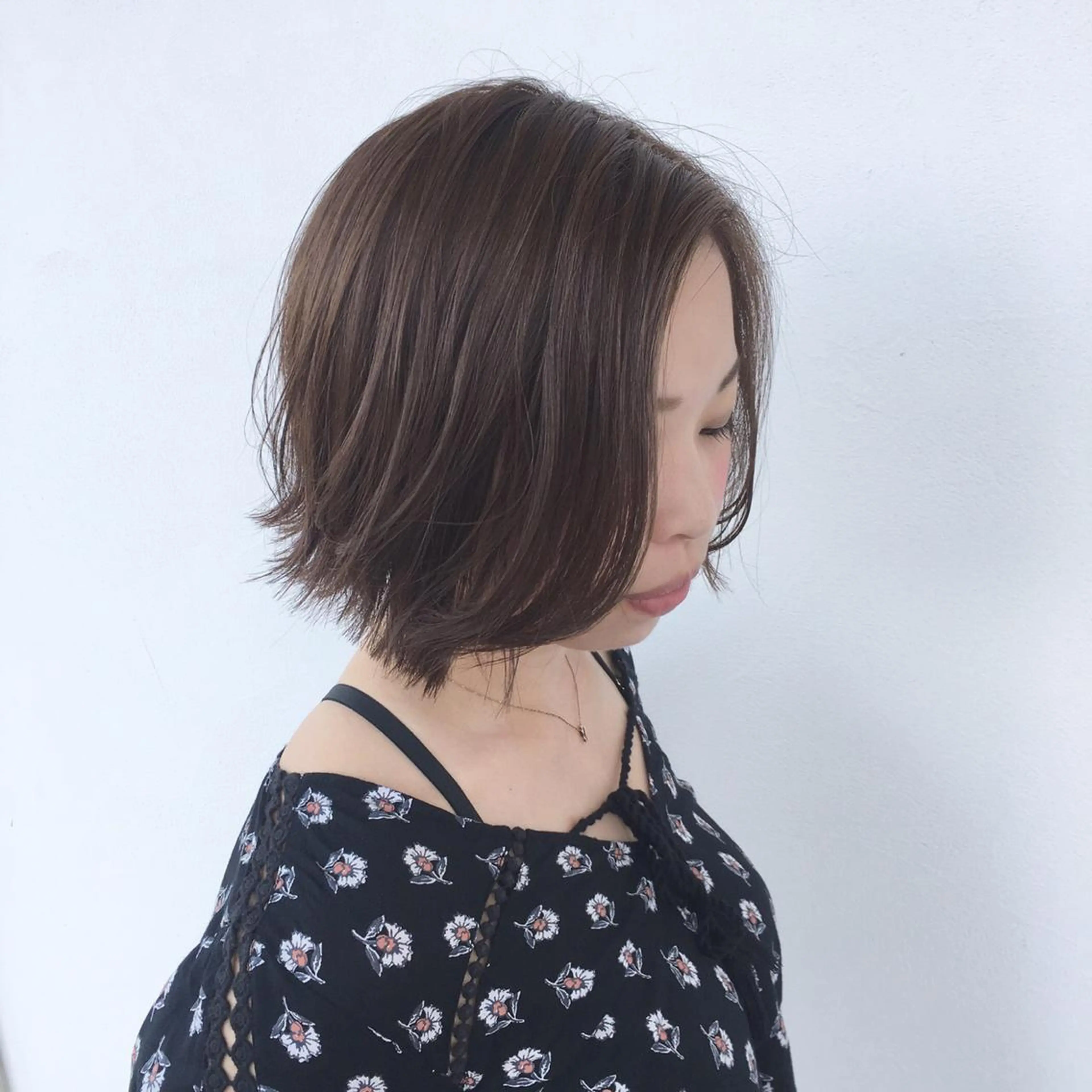 ショート カラー 福島 純子のヘアスタイル