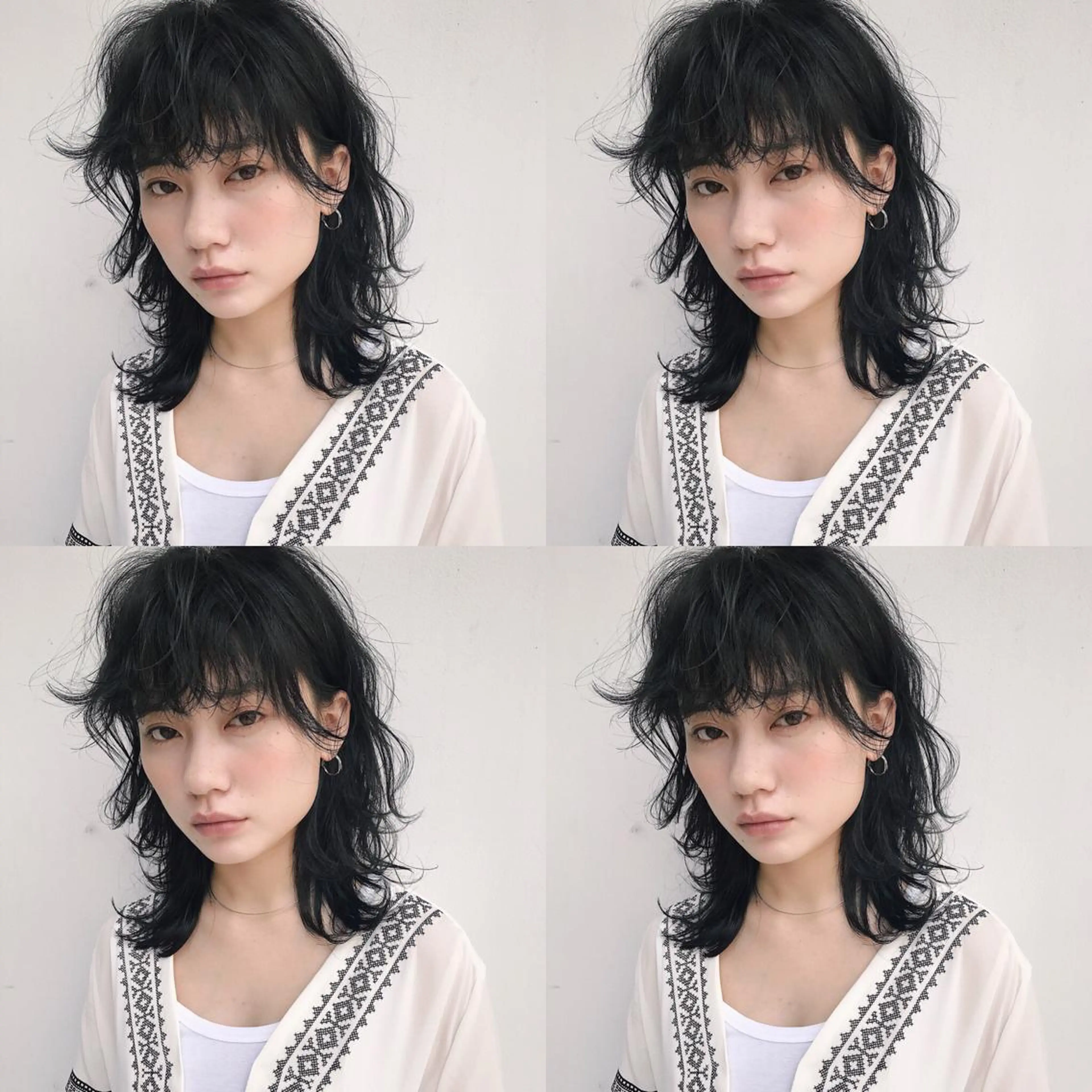 ミディアム カラー パーマ ヘアアレンジ ミディアムパーマ GOTODAY SHAiRE   SALON　青山所属・松田 亮葉のヘアスタイル