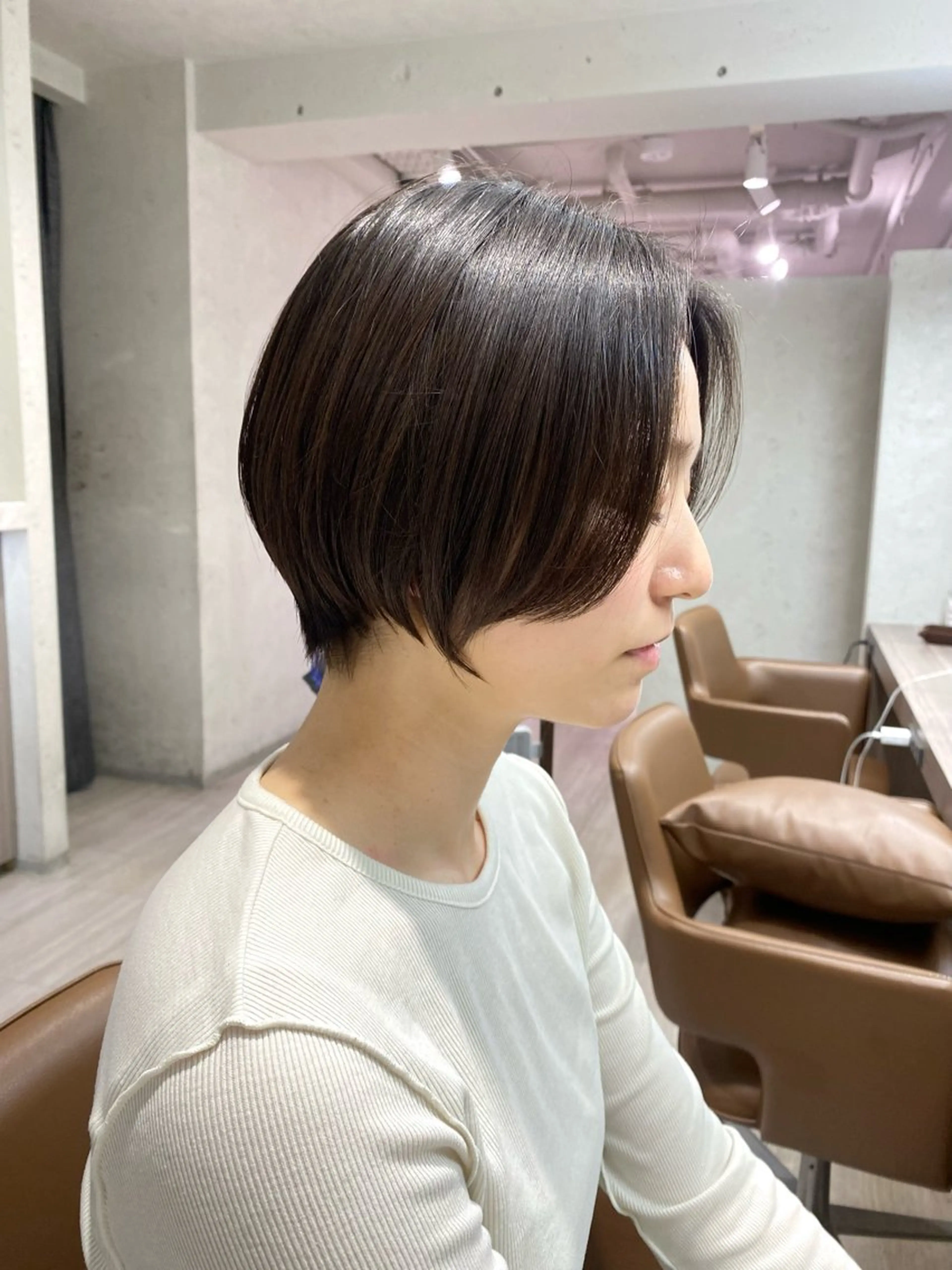 ショート ショートヘア メンズ特化 刈り上げない/金井のヘアスタイル