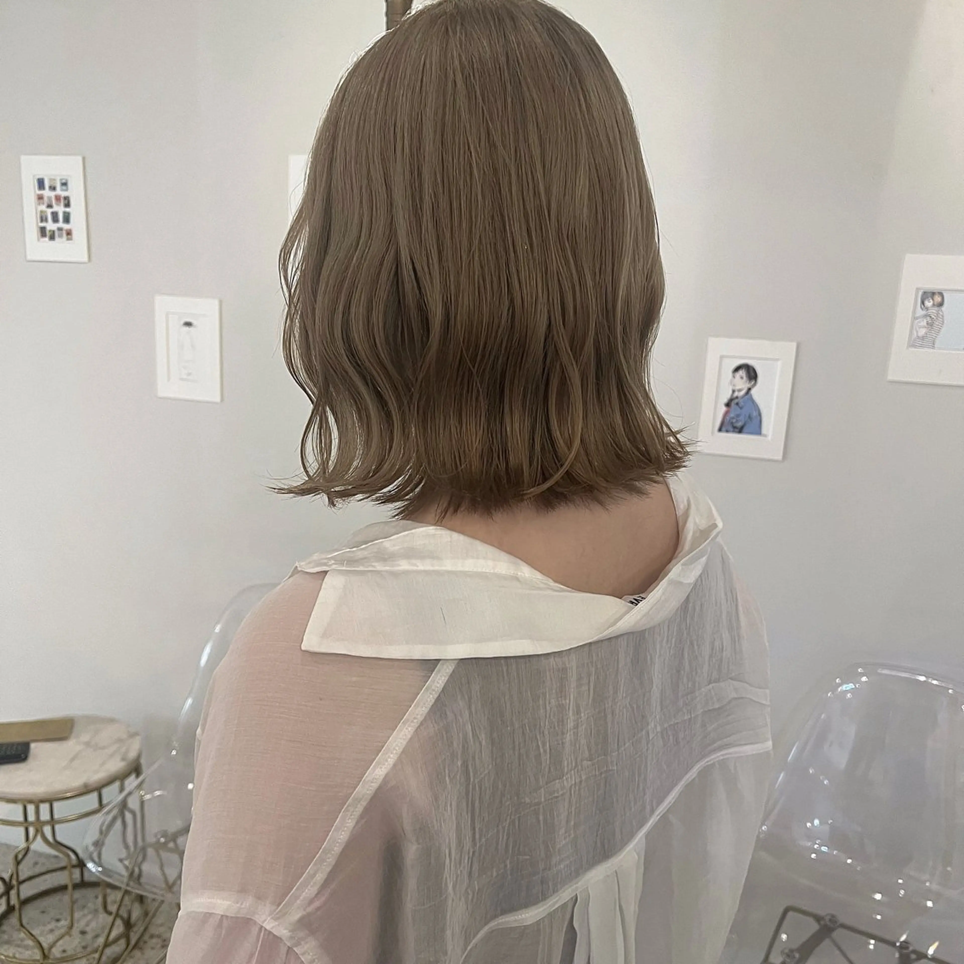 ミディアム KIJI所属・haruka /透明感カラーのヘアスタイル