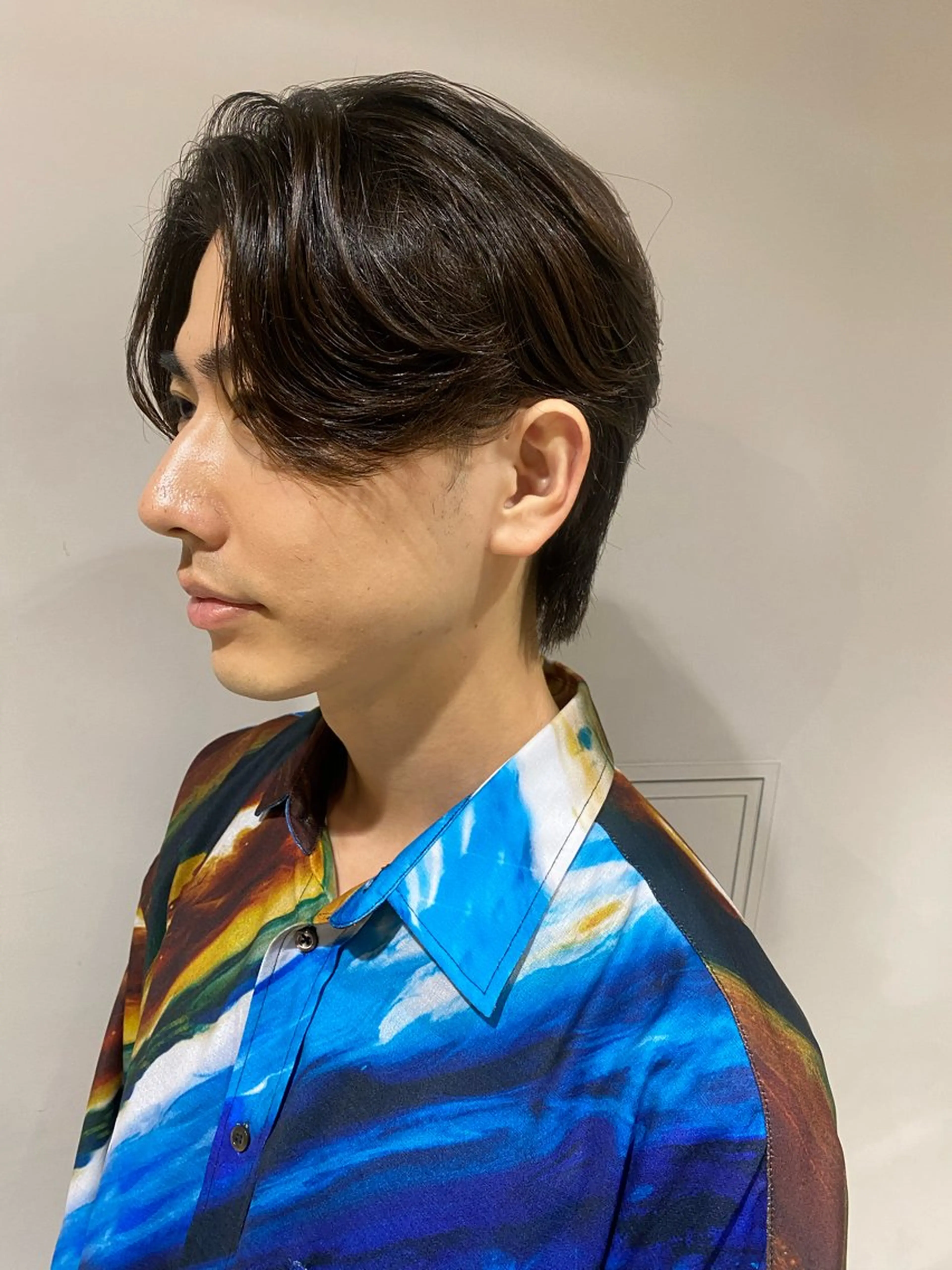 ミディアム パーマ メンズ カット パーマ Dxxxx III所属・女性目線の大人 メンズ*Ayakaのヘアスタイル