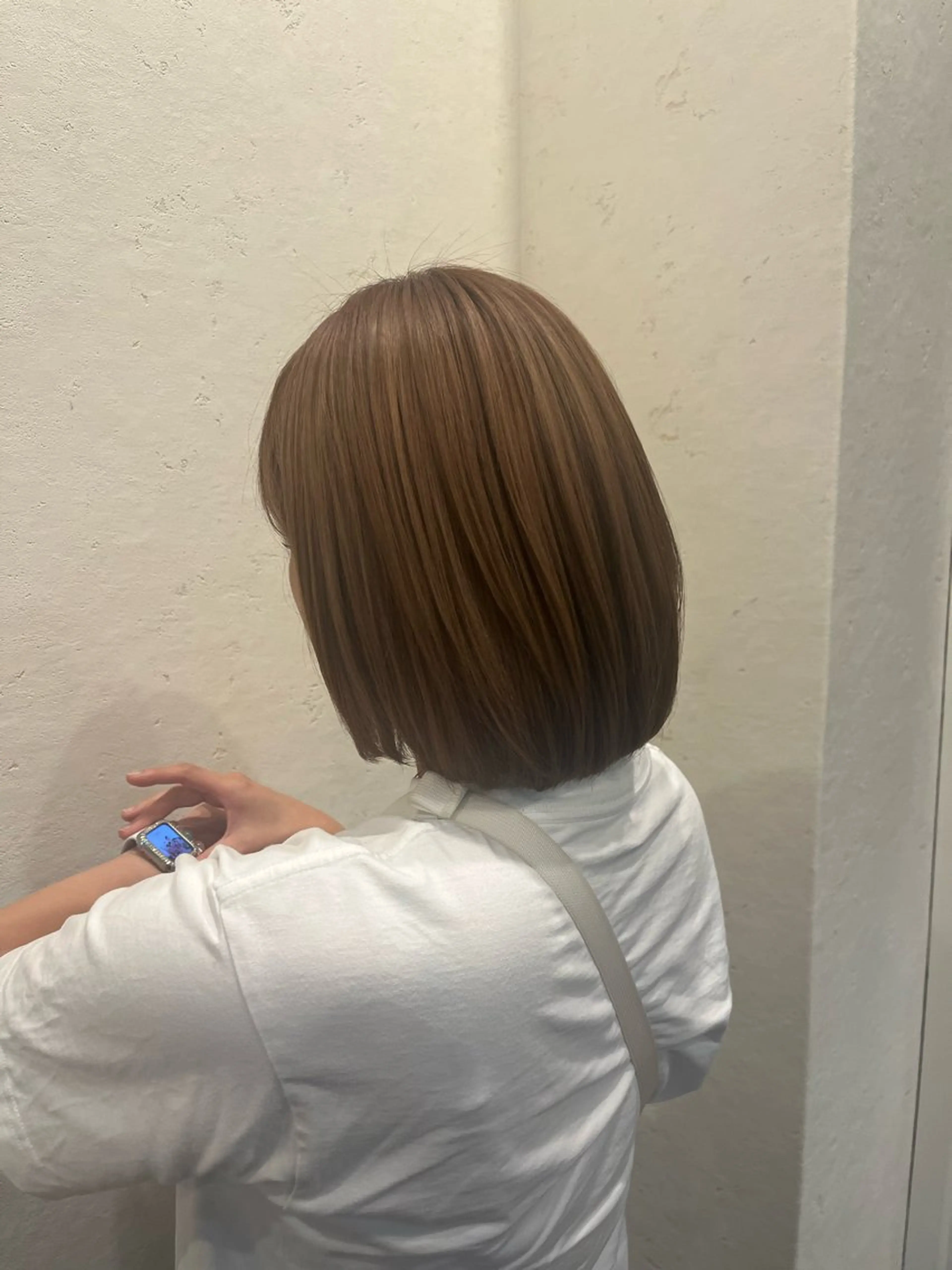 カラー ヘアカラー 阿部 翔一郎/暖色系カラーのヘアスタイル