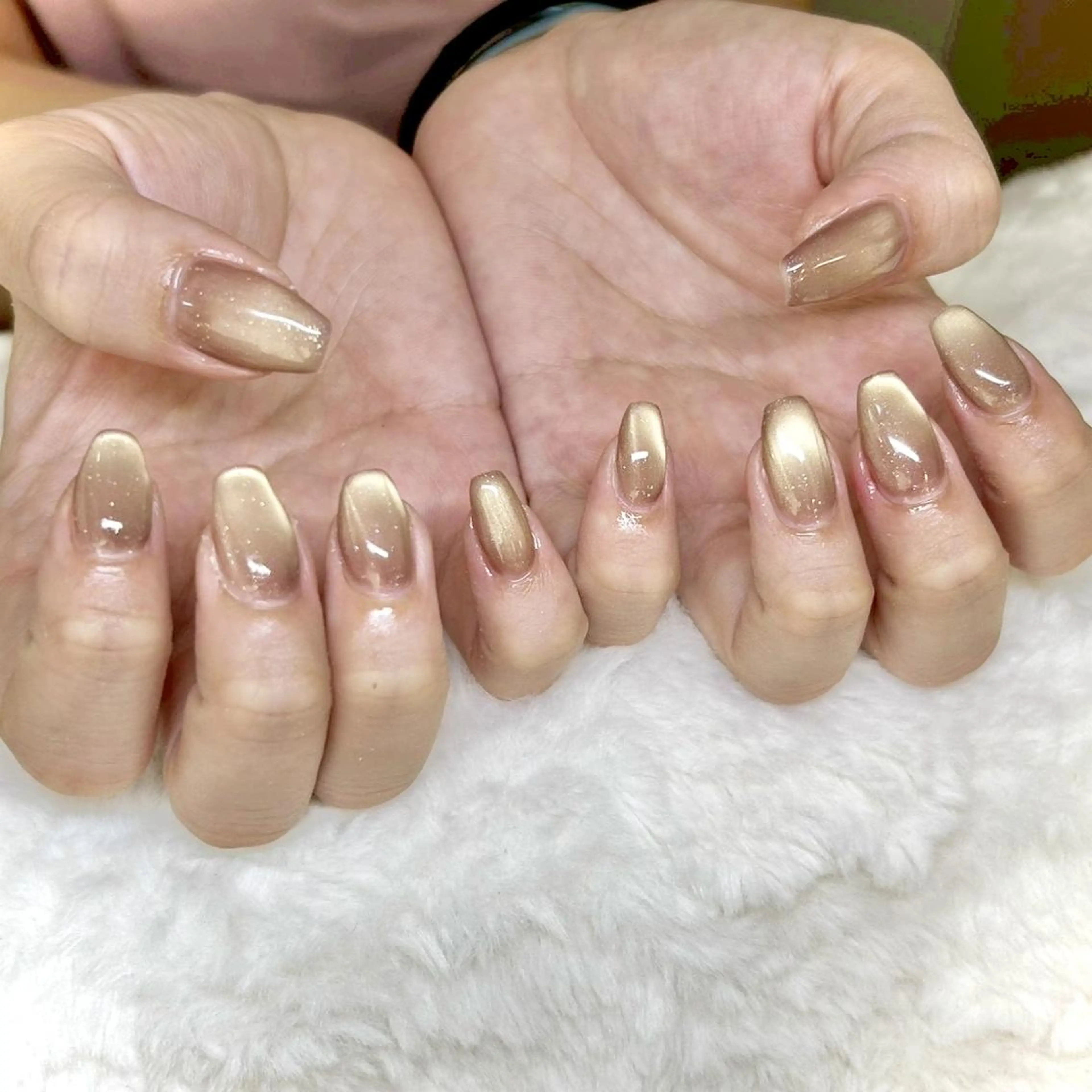 ネイル ラメ(グリッター) マグネットネイル ハンドネイル 🎀 𝓡𝓪𝓶のネイルデザイン