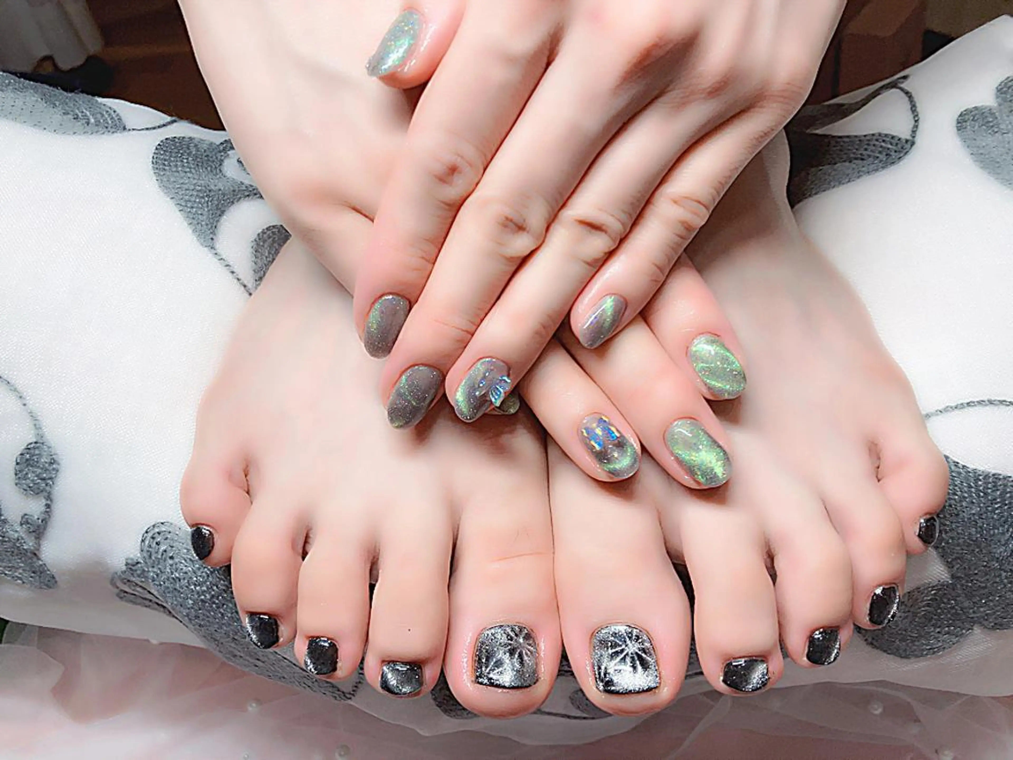 ネイル フットネイル マグネットネイル 整体・ネイル ヨシ堂💅のネイルデザイン