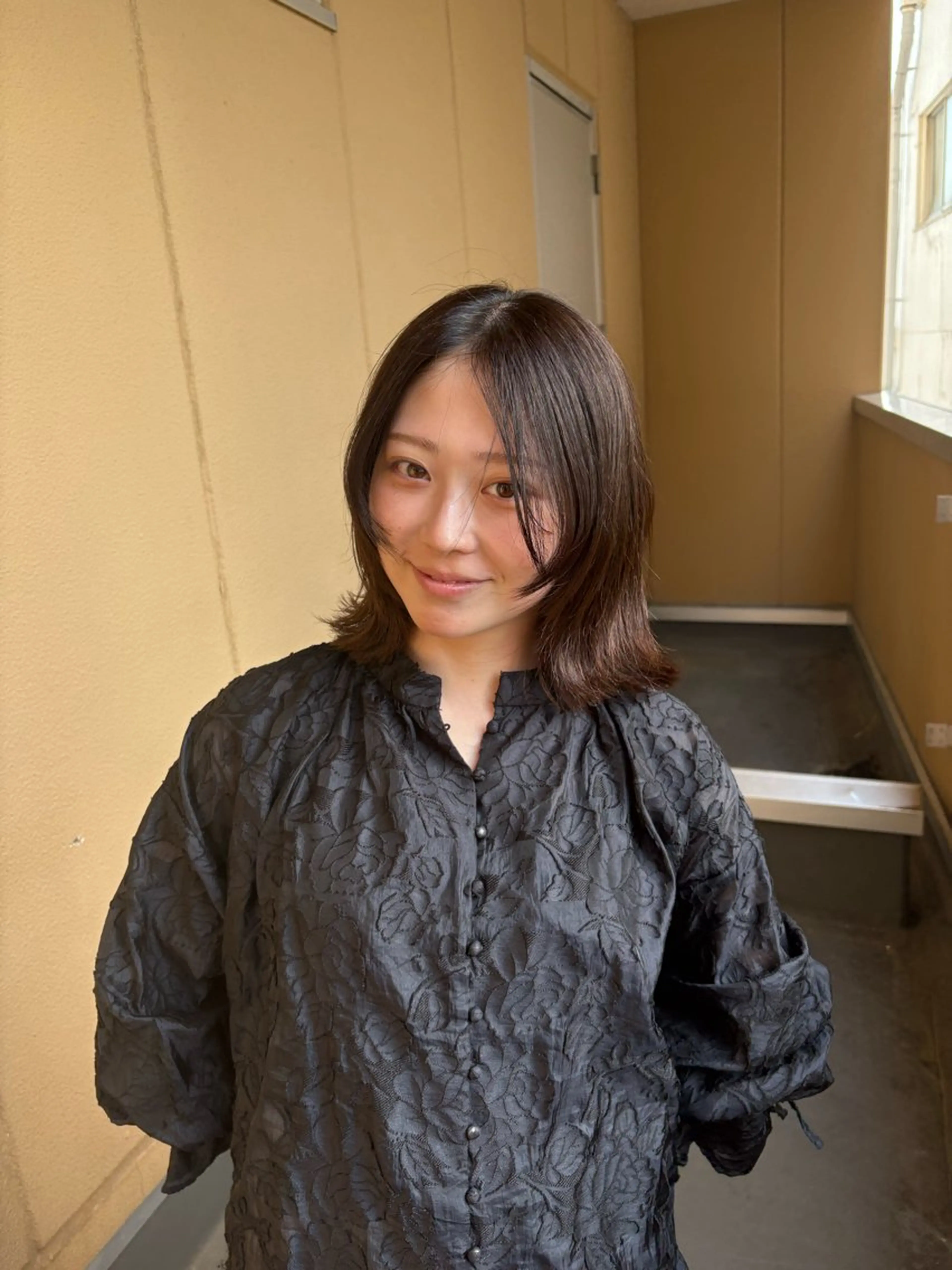 ミディアム カット tokute 片岡心🐥のヘアスタイル