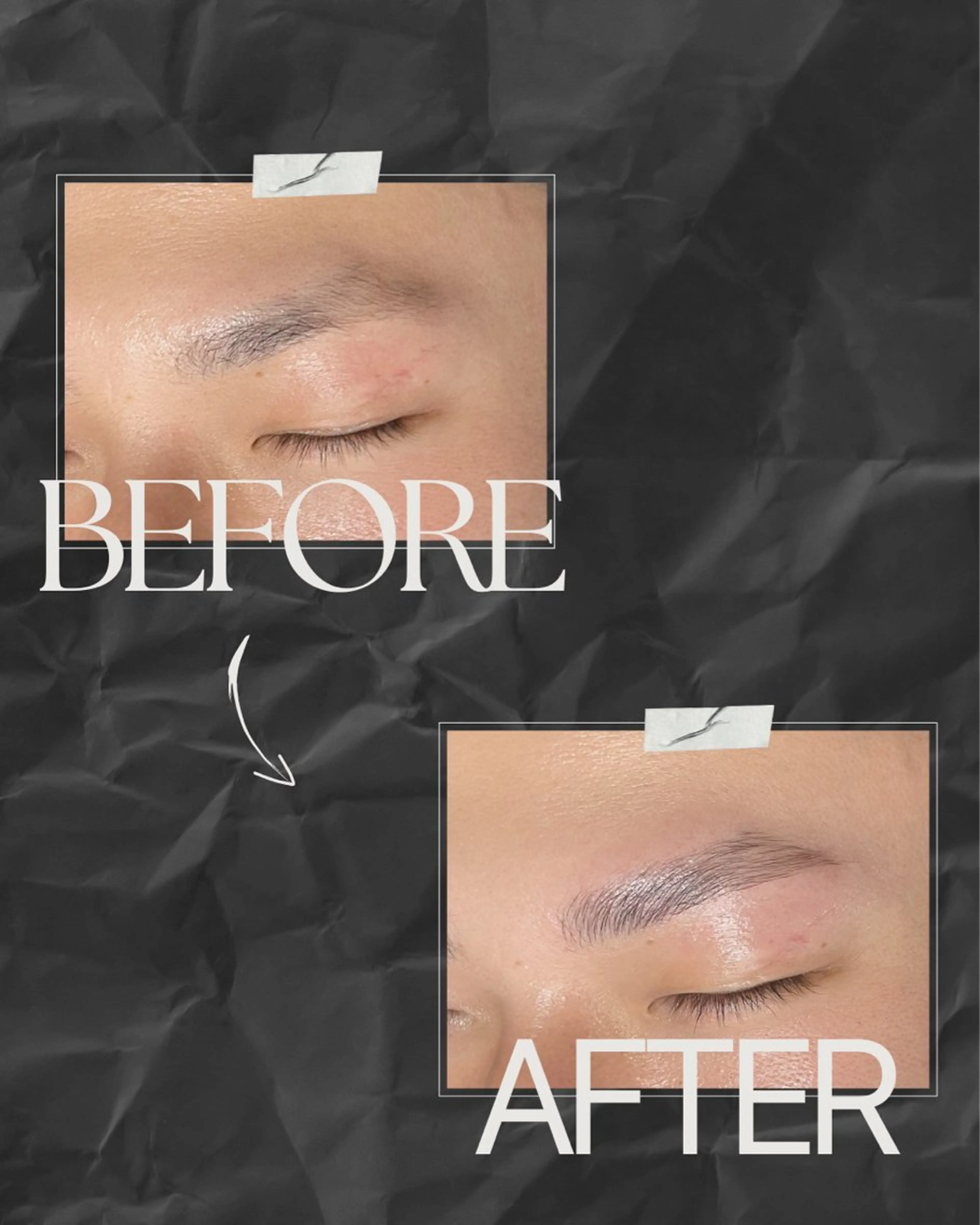 メンズ アイブロウ eclipse eyelashのマツエク・マツパデザイン