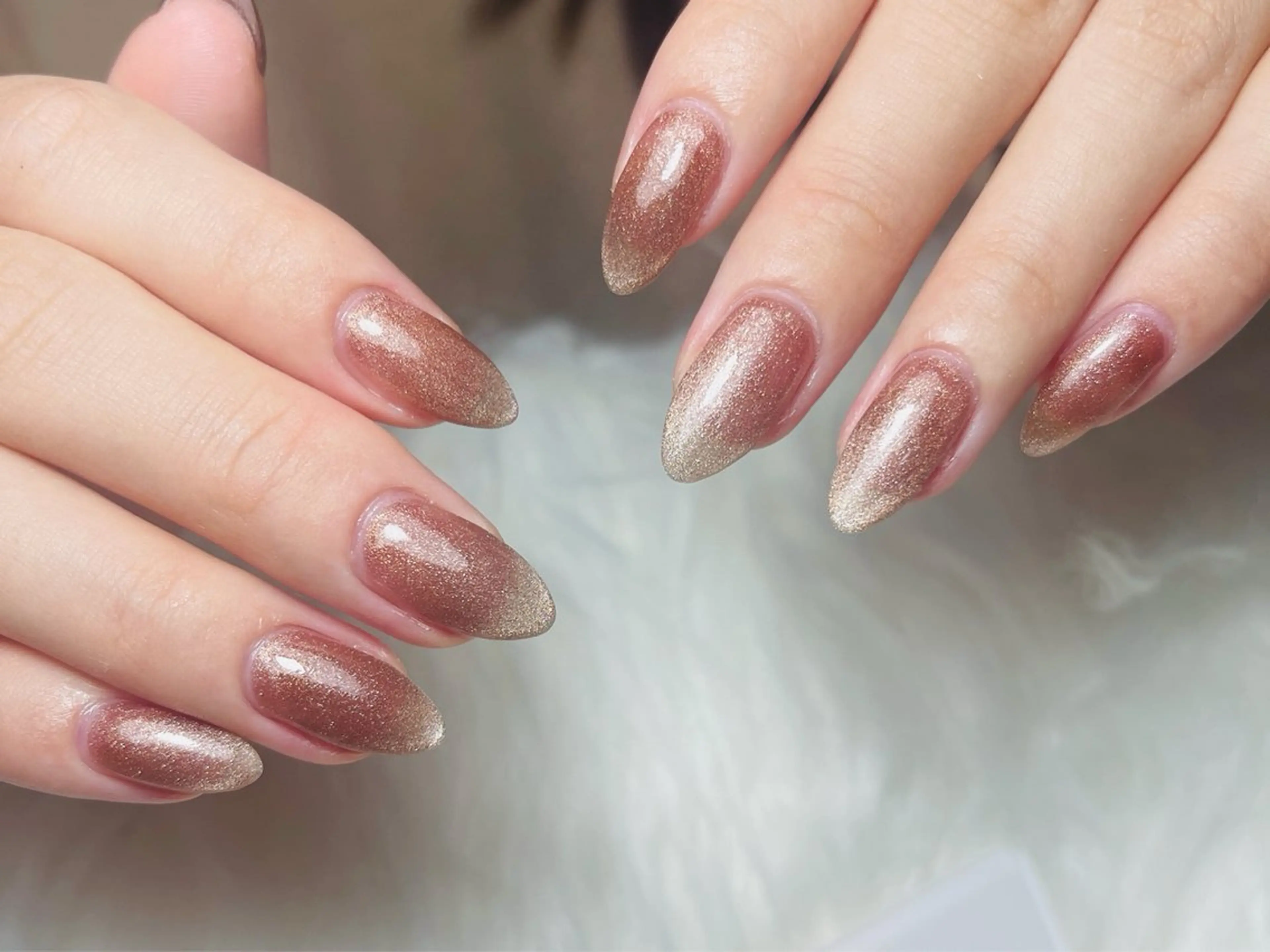 ネイル アートネイル フレンチネイル ジェルネイル グラデーション 韓国ネイル ハンドネイル 💕鈴木ユリ パラジェル/オフ無料のネイルデザイン