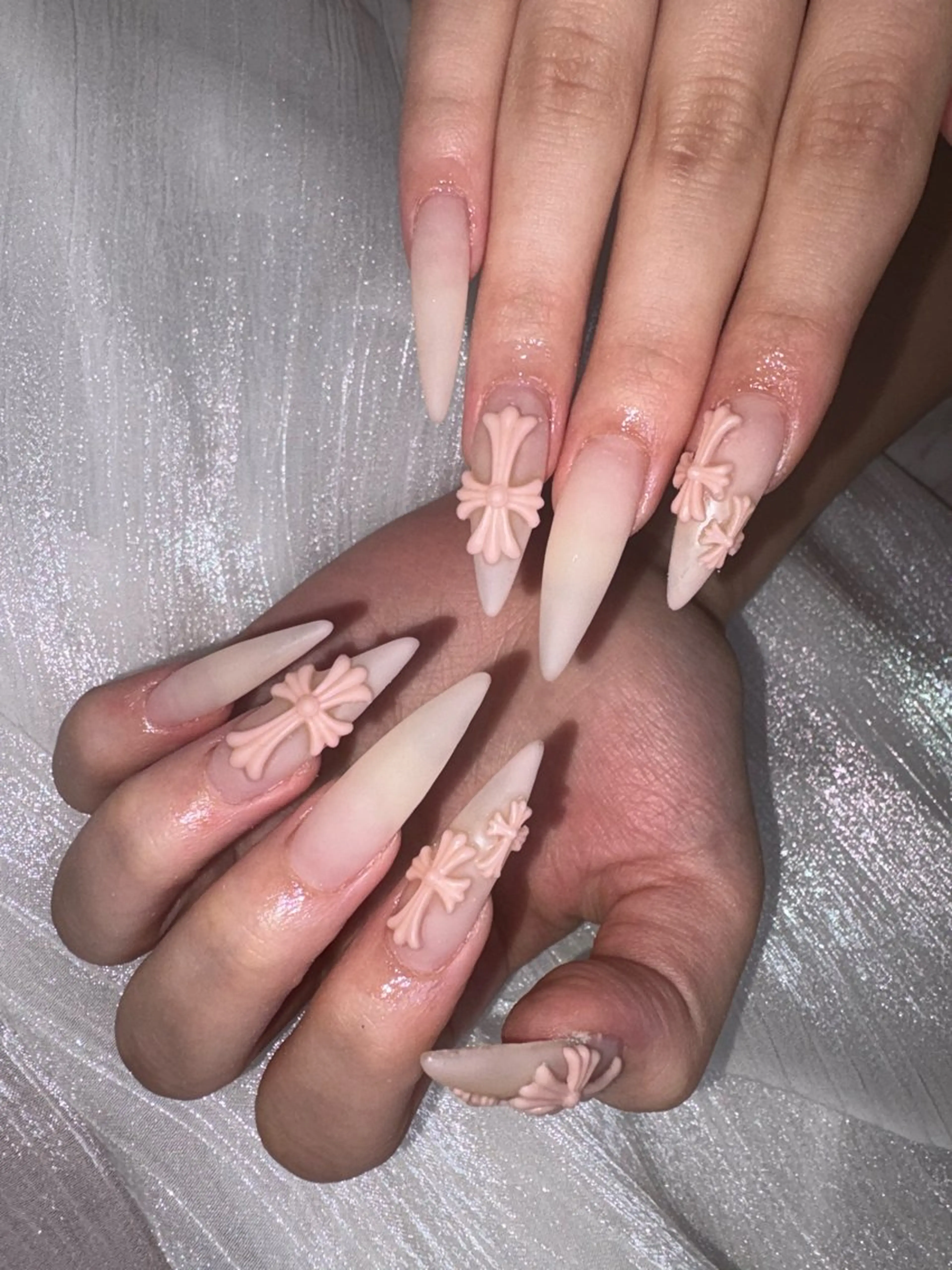 ネイル ロングネイル スカルプネイル icy nail れいあのネイルデザイン
