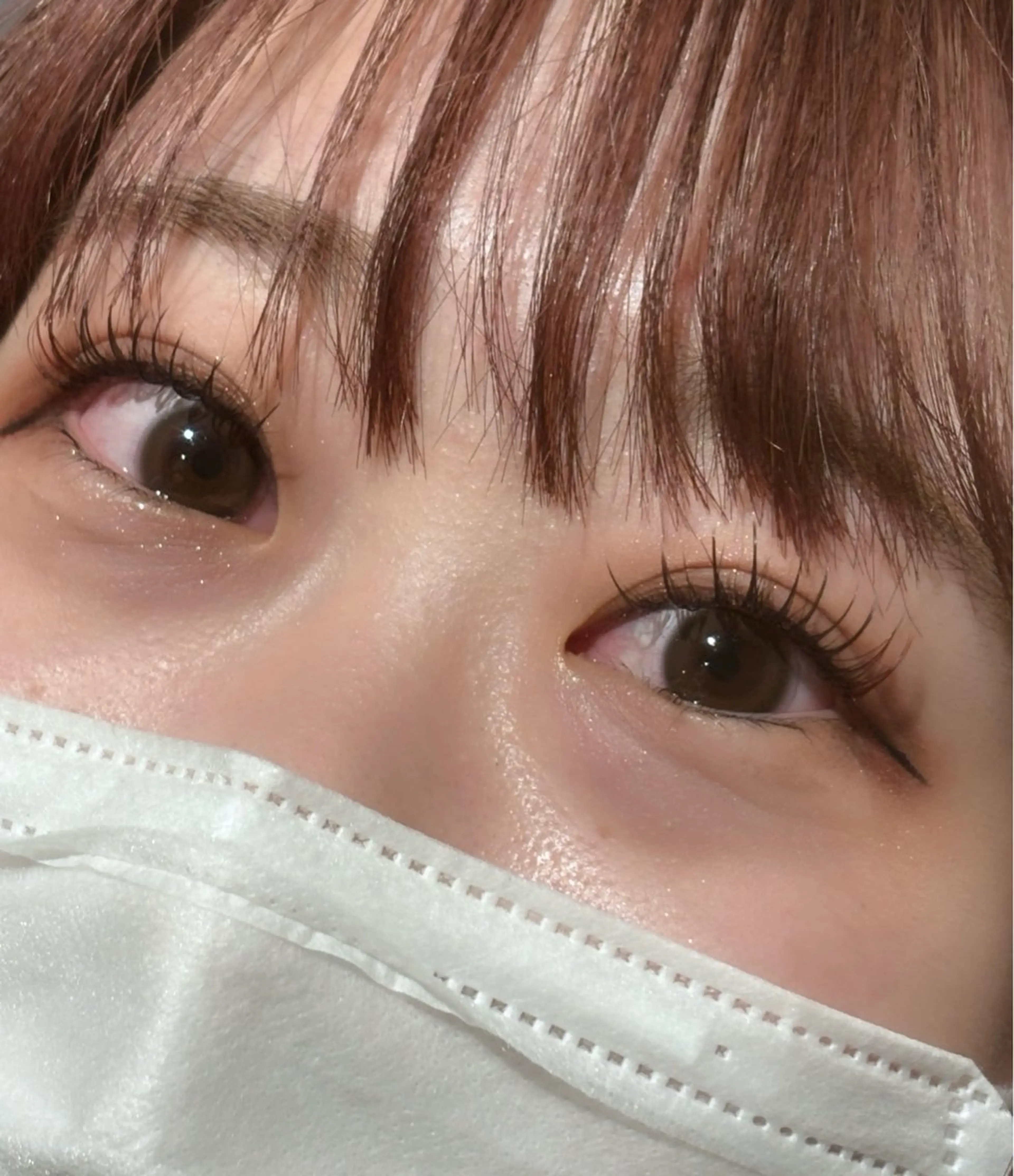 マツエク・マツパ 束感まつ毛 カラーマツエク フラットラッシュ ナチュラル diar blue YUIのマツエク・マツパデザイン