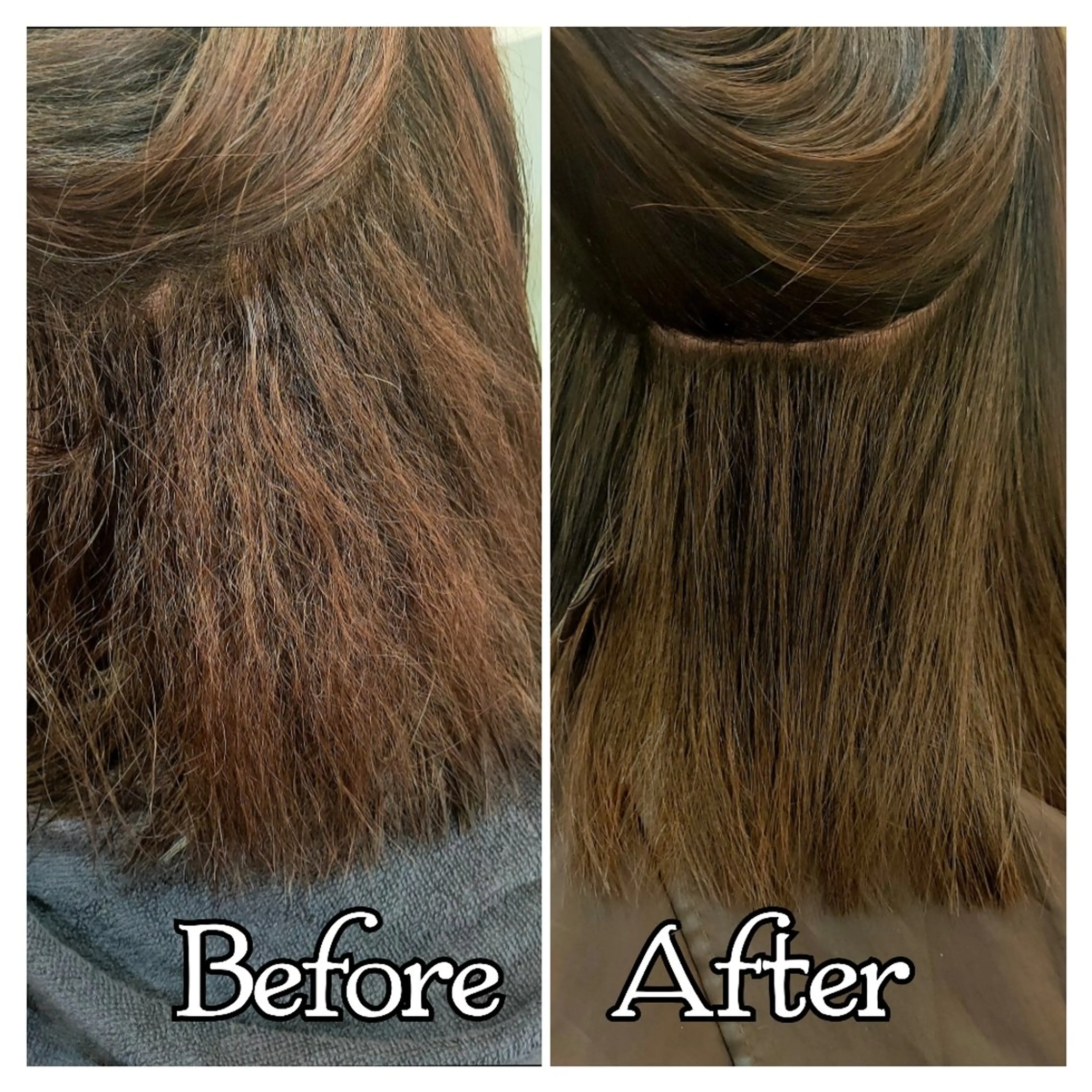 🧡カット+💙ストレート+🤍トリートメントの写真