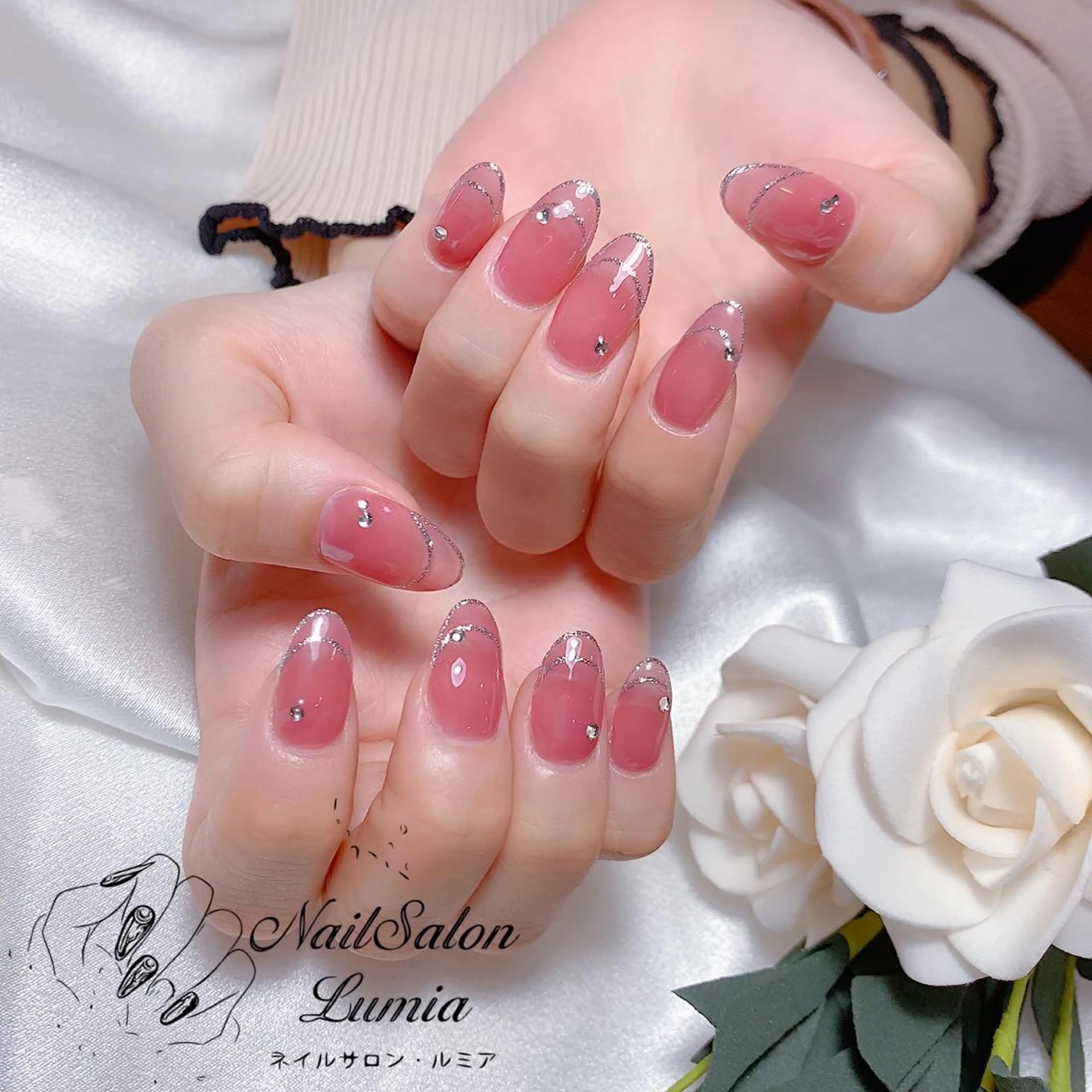 ネイル ハンドネイル ネイルサロン ルミア Lumia 店長のネイルデザイン