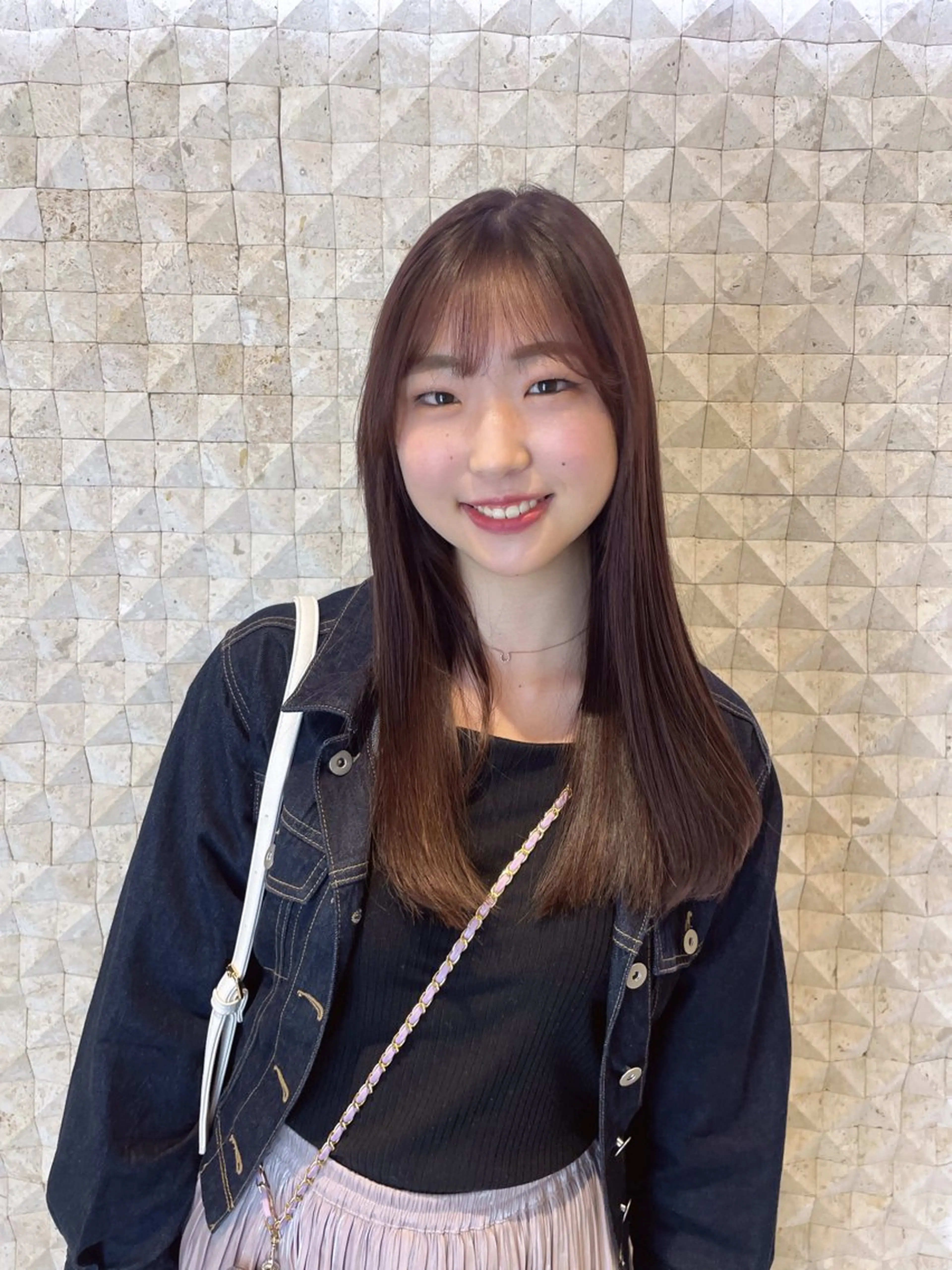 ロング パーマ ストレートパーマ ラティアンヌイグレック所属・豊中/髪質改善/ レイヤーカットミヅキのヘアスタイル