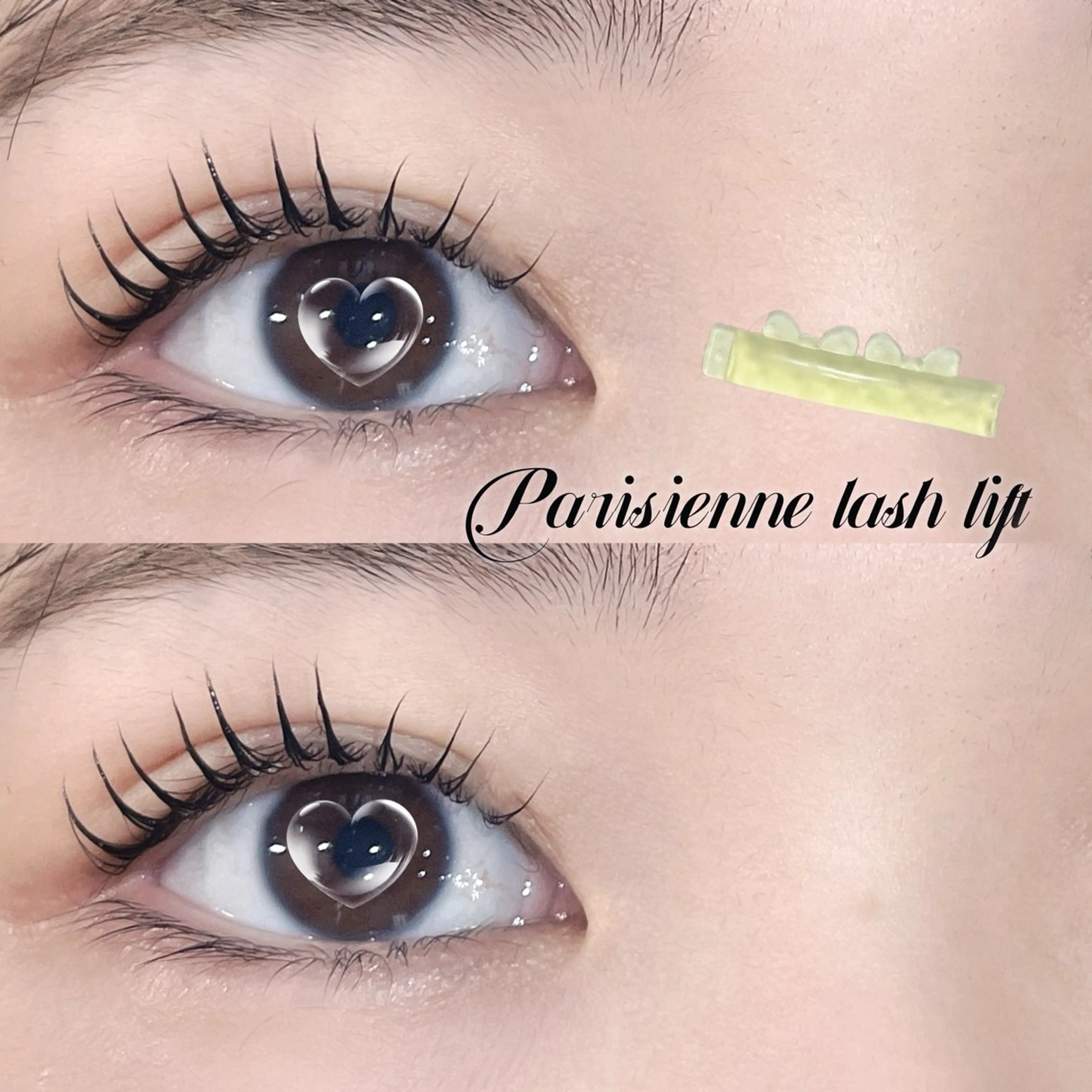 マツエク・マツパ フラットラッシュ 韓国風マツエク パリジェンヌラッシュリフト 下まつげエクステ 一重×まつ毛パーマ マツパ Rairia momoka🎀✨のマツエク・マツパデザイン