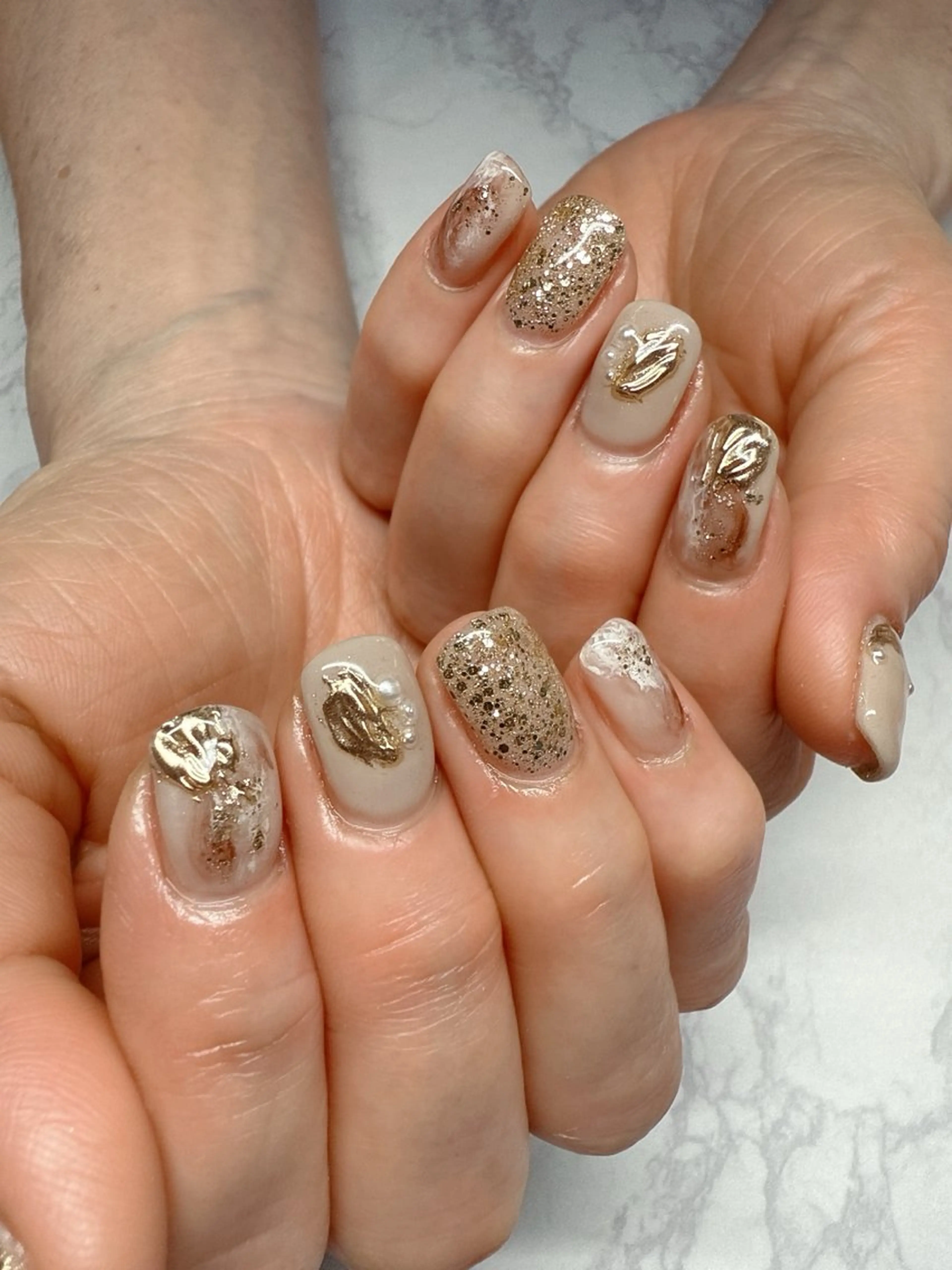 ネイル ニュアンスネイル ハンドネイル nailist SATO【銀座】のネイルデザイン