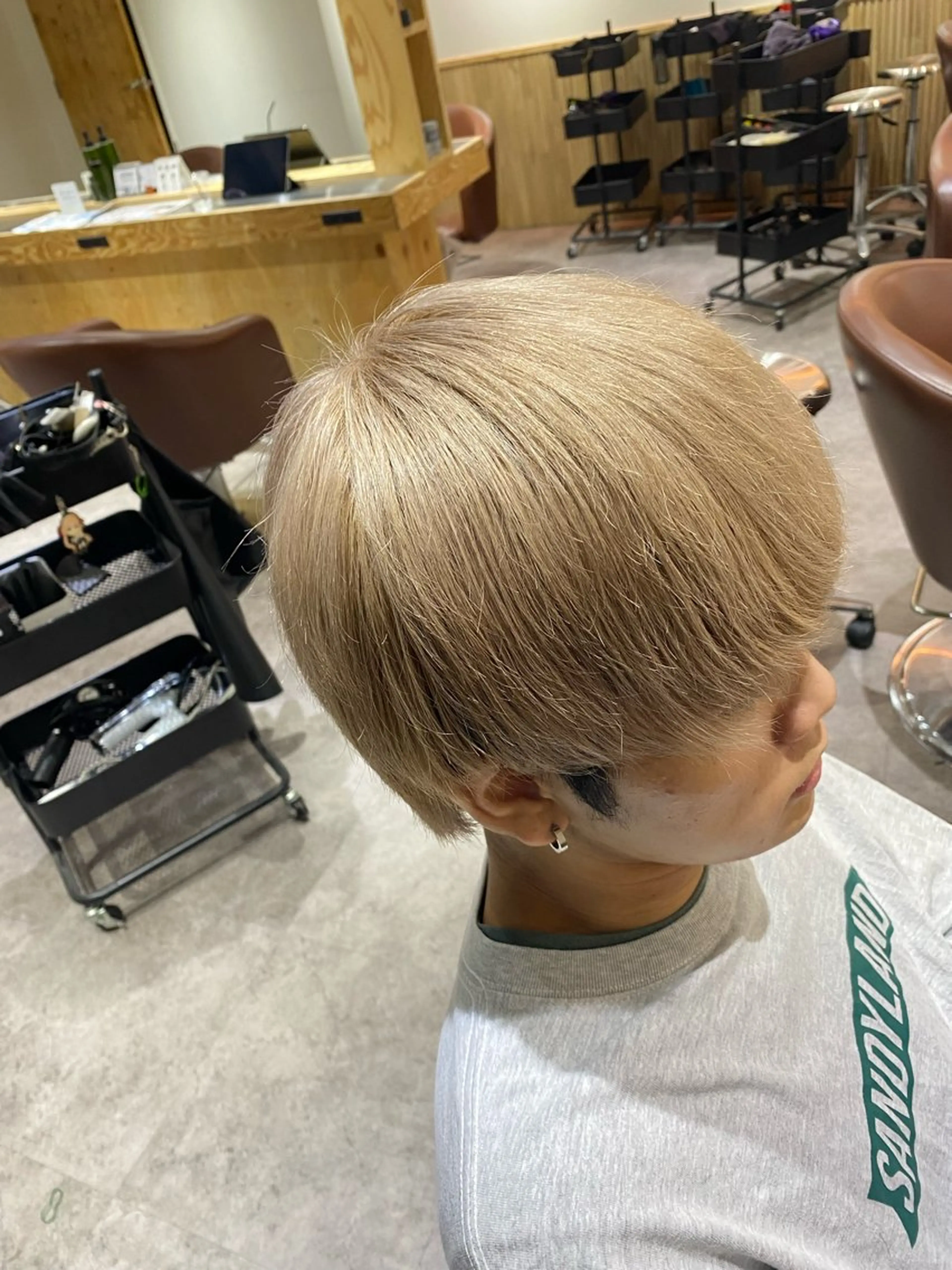 カラー メンズ カット ヘアカラー メンズブリーチカラー /パーマ ごーた立川のヘアスタイル