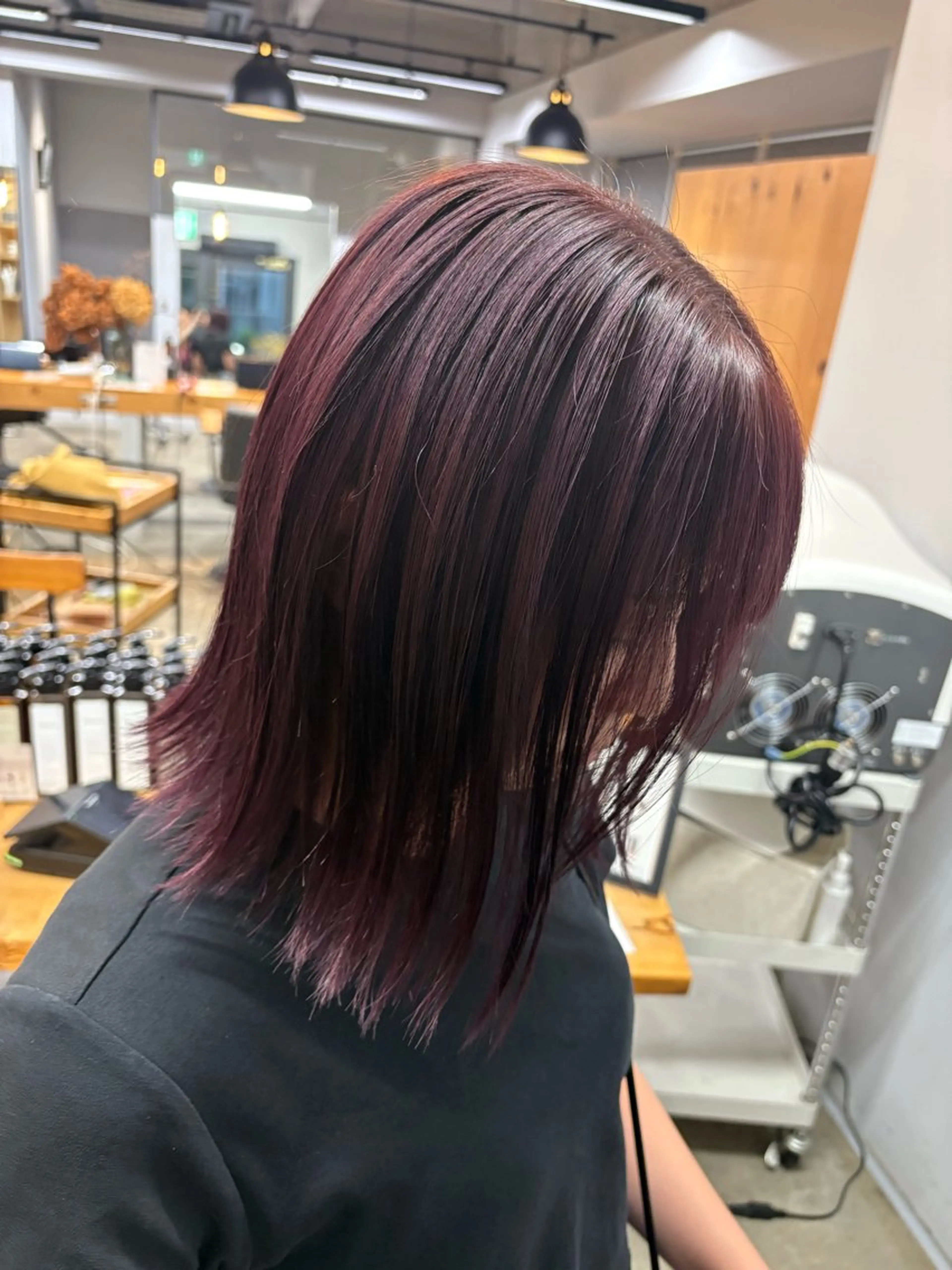 ミディアム カラー ヘアカラー トリートメント ROCCO east MIYOのヘアスタイル