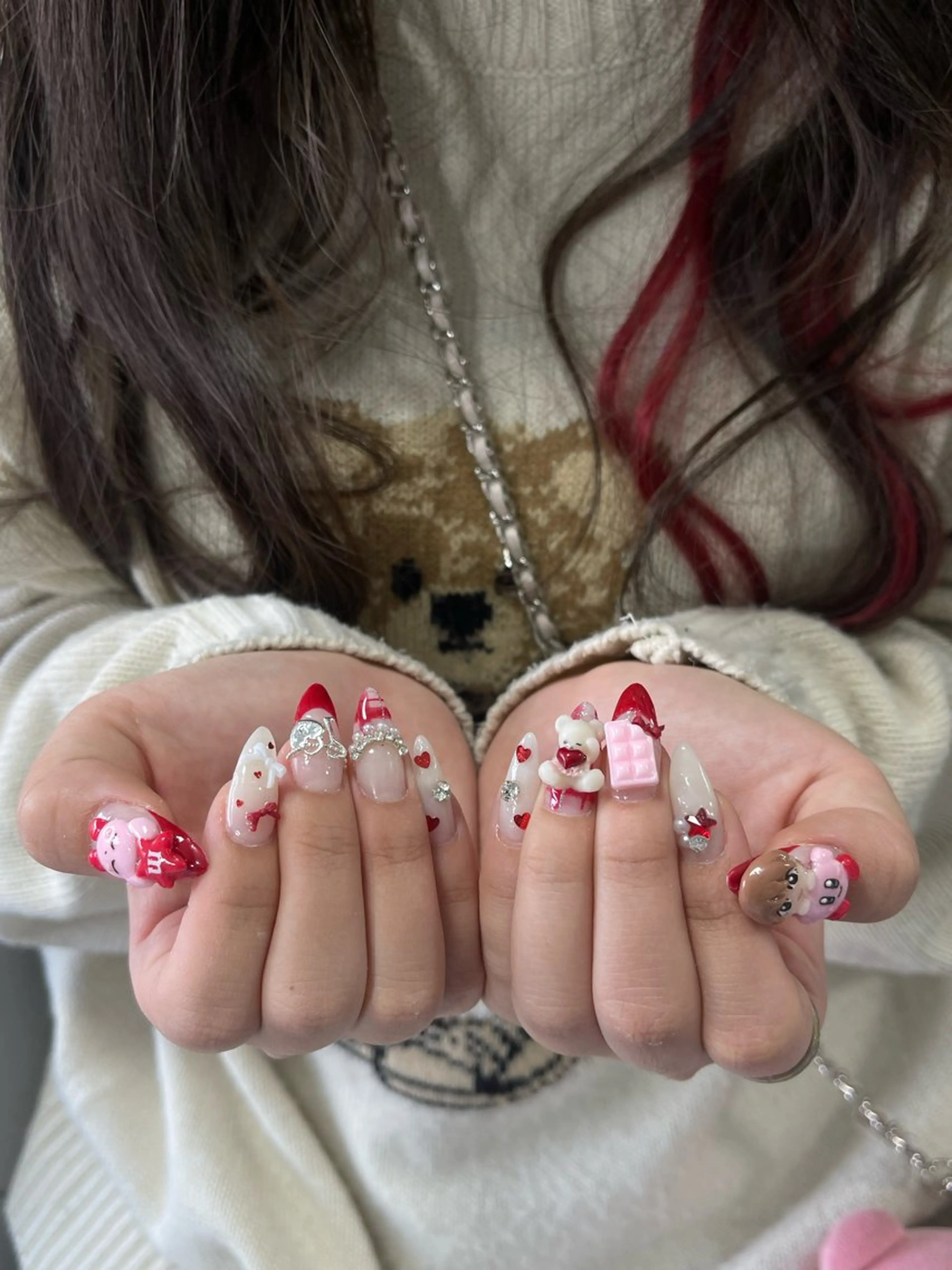 ネイル アートネイル ジェルネイル グラデーション キラキラネイル ニュアンスネイル ハンドネイル Kitty Nailのネイルデザイン