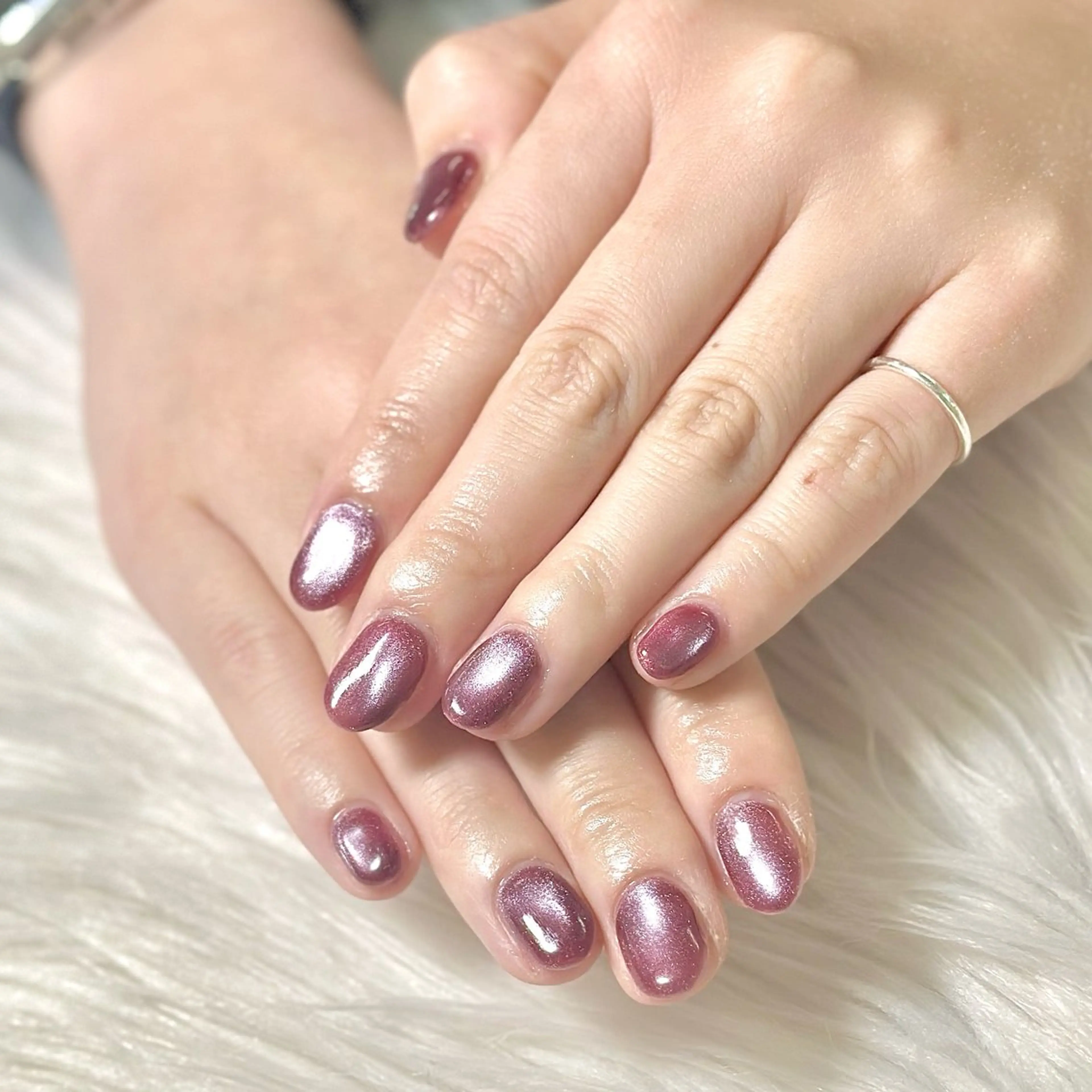 ネイル マグネットネイル ハンドネイル Heartnail Hino Reinaのネイルデザイン