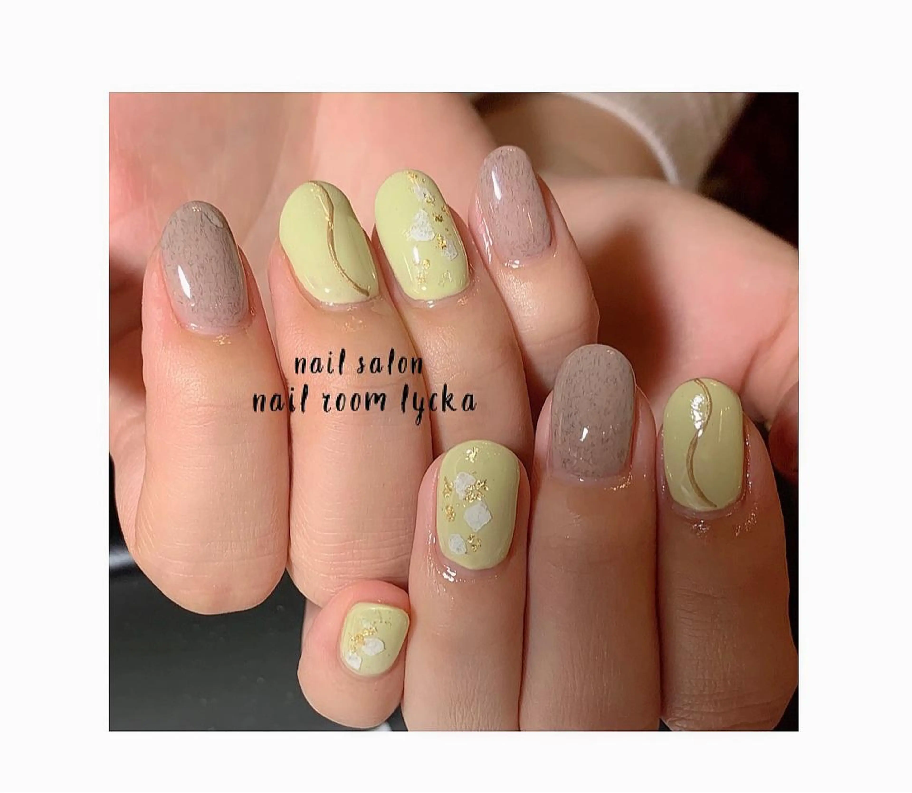 ネイル ジェルネイル ミラーネイル ニュアンスネイル パラジェル 春ネイル ﾈｲﾙﾙｰﾑﾘｯｶ 𝐦𝐚𝐲𝐮のネイルデザイン